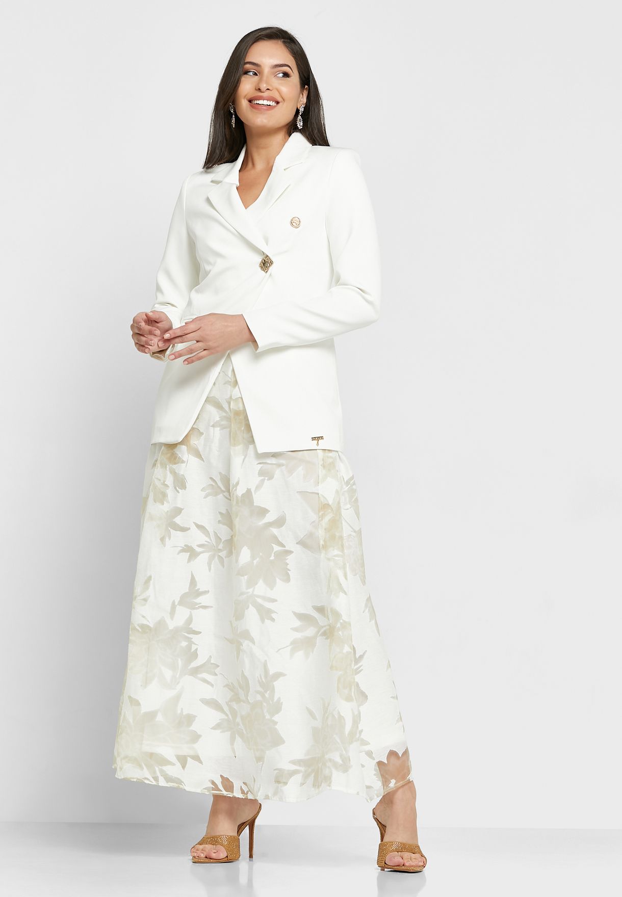 Floral A-Line Skirt