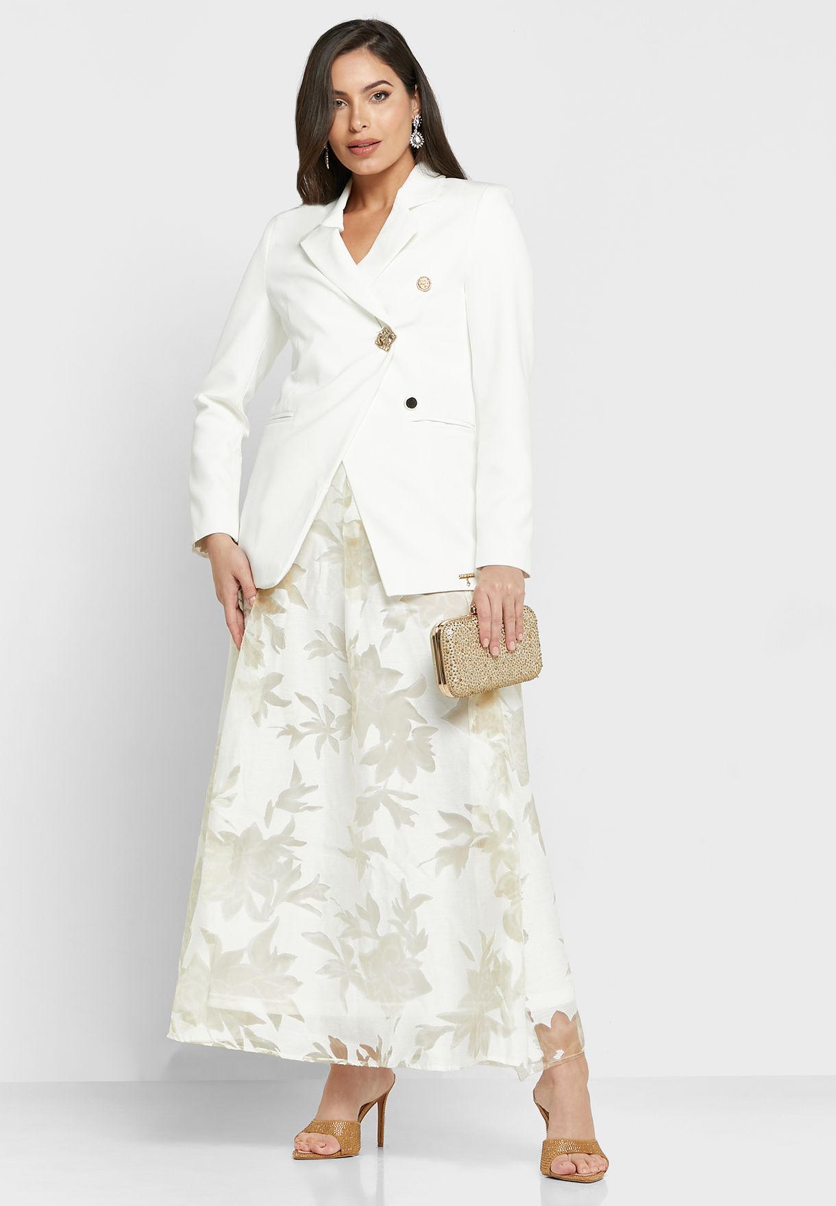 Floral A-Line Skirt