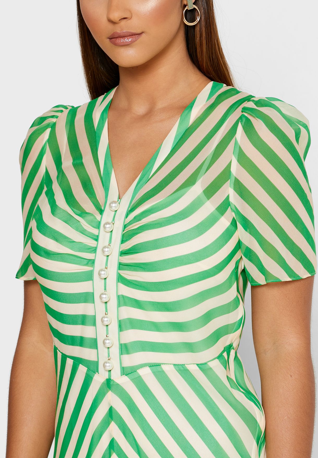 lk bennett striped dress