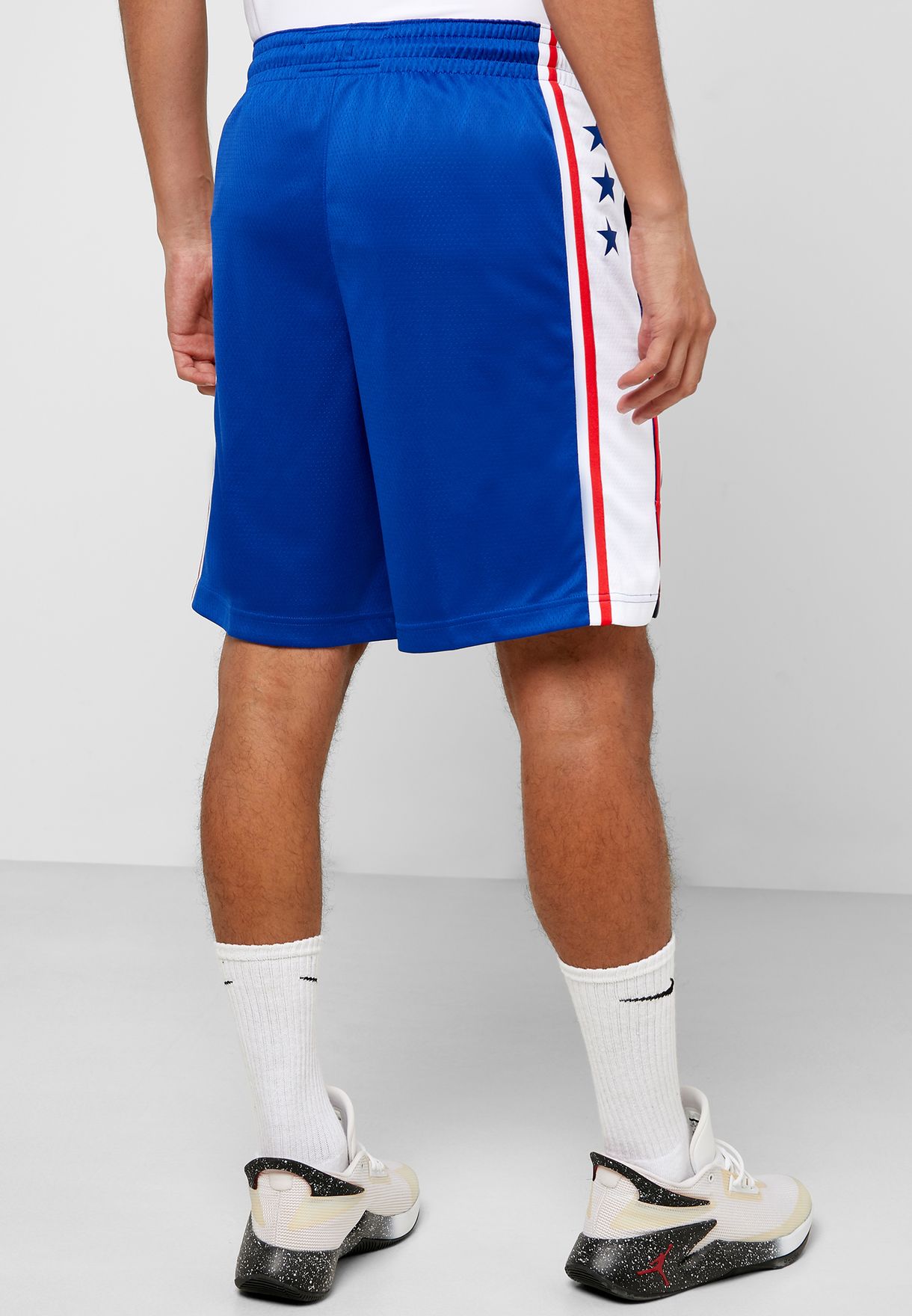 Buy Nike blue Philadelphia 76ers Swingman Shorts for Men in MENA, Worldwide
