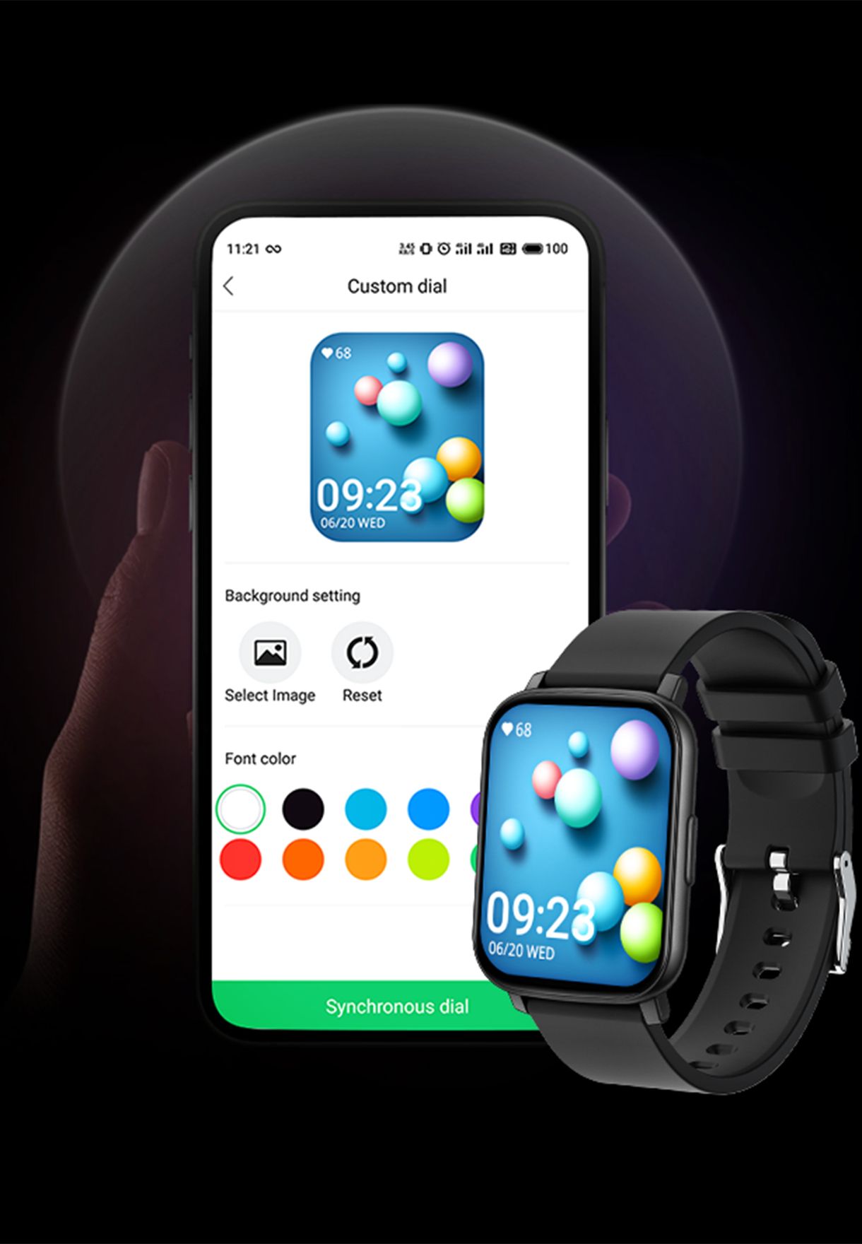 Smart Watch With Health And Fitness Features