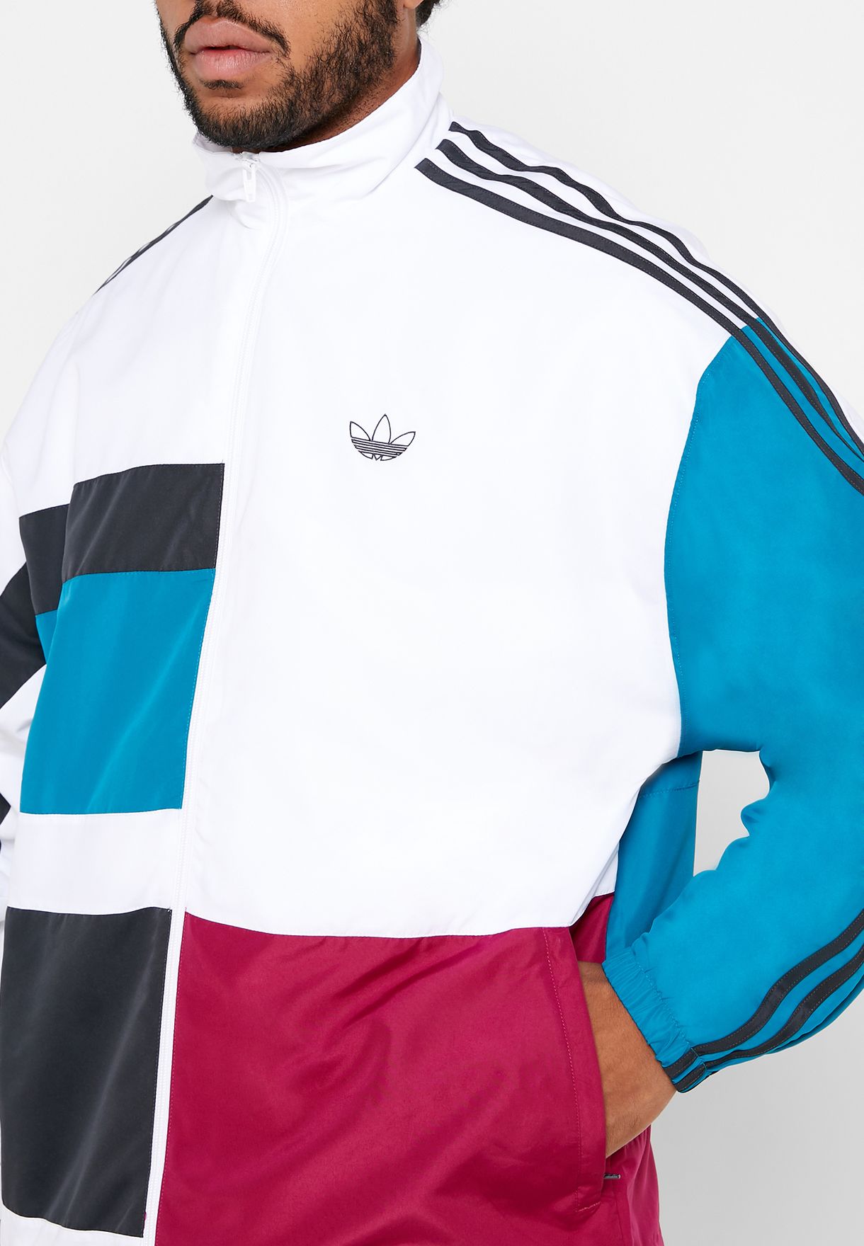 adidas originals asymmetrical track jacket