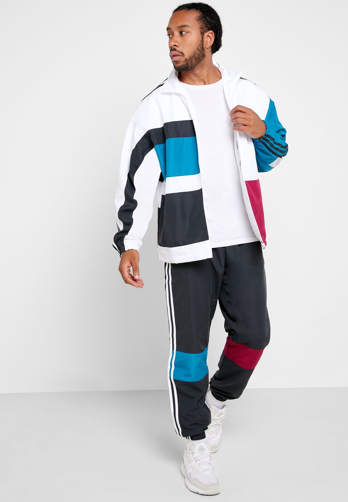 adidas asymmetrical track jacket