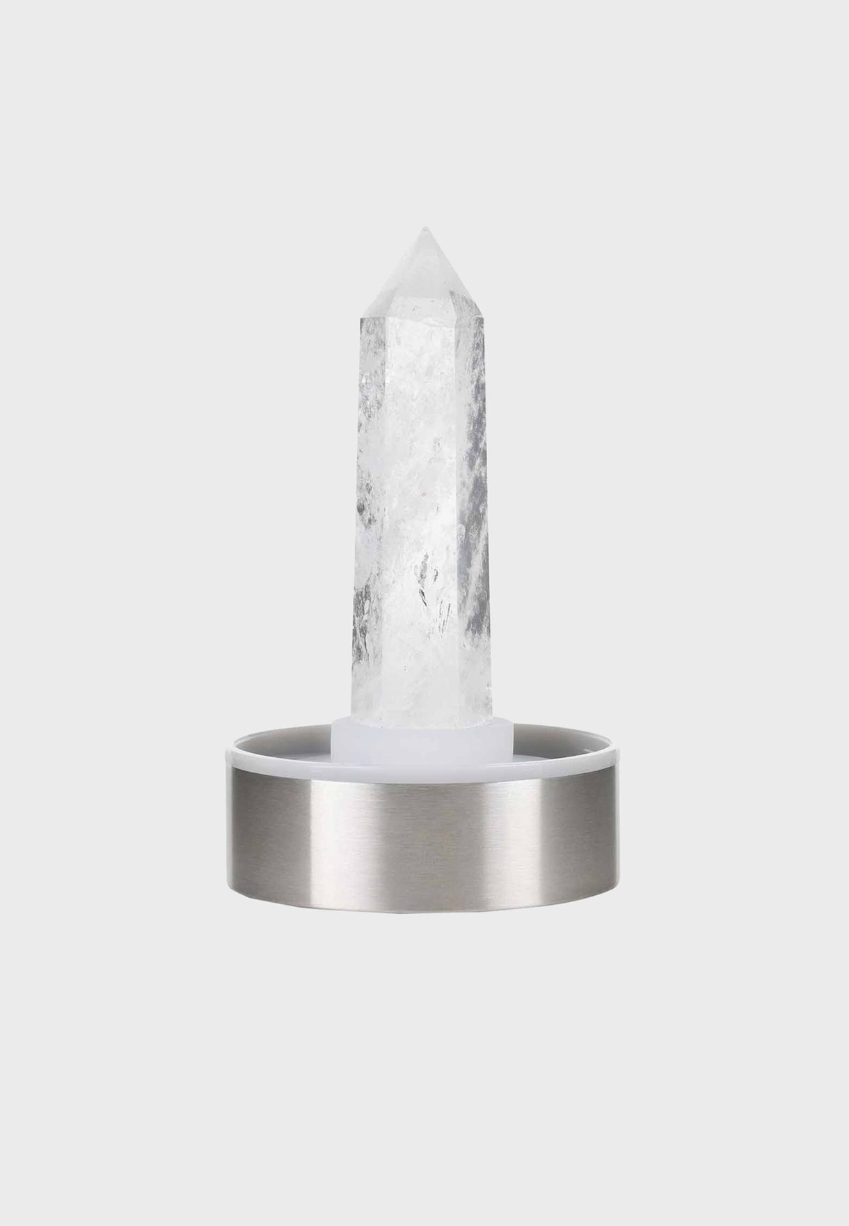 Clear Quartz Interchangeable Crystal Water Bottle