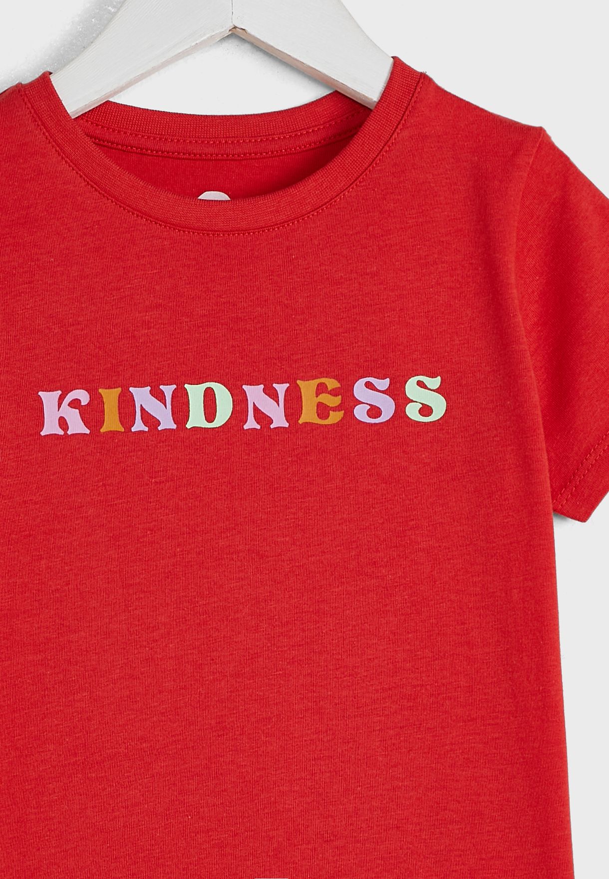 Kids Printed Crew Neck T-Shirt