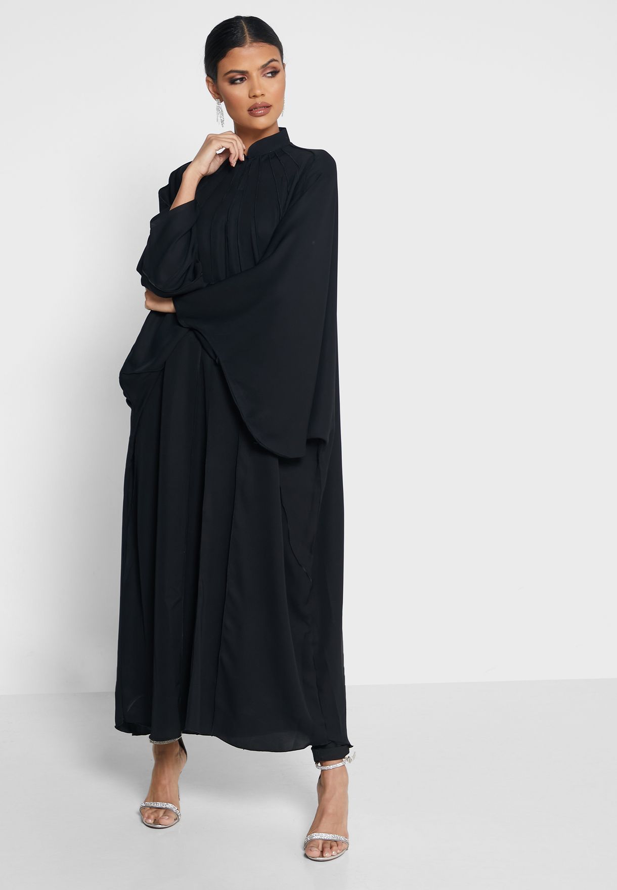 high neck abaya