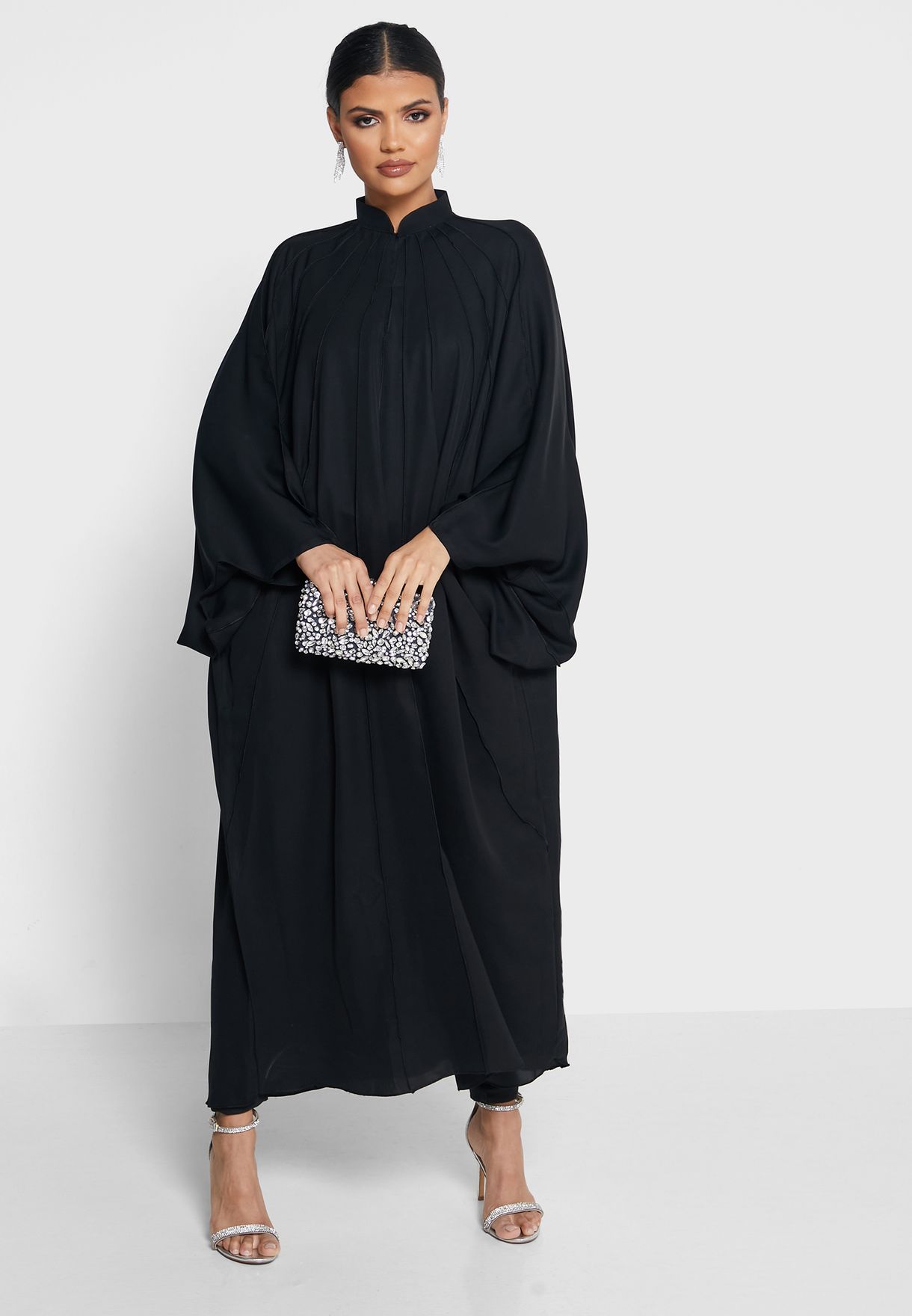 high neck abaya