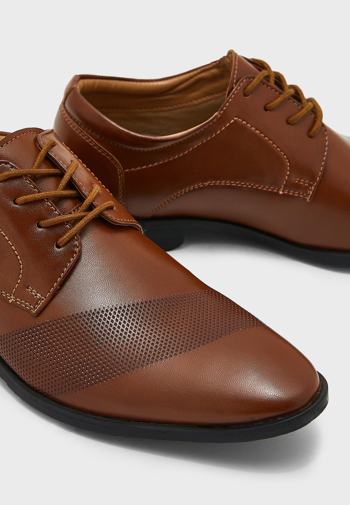 Leatherette Formal Lace Ups