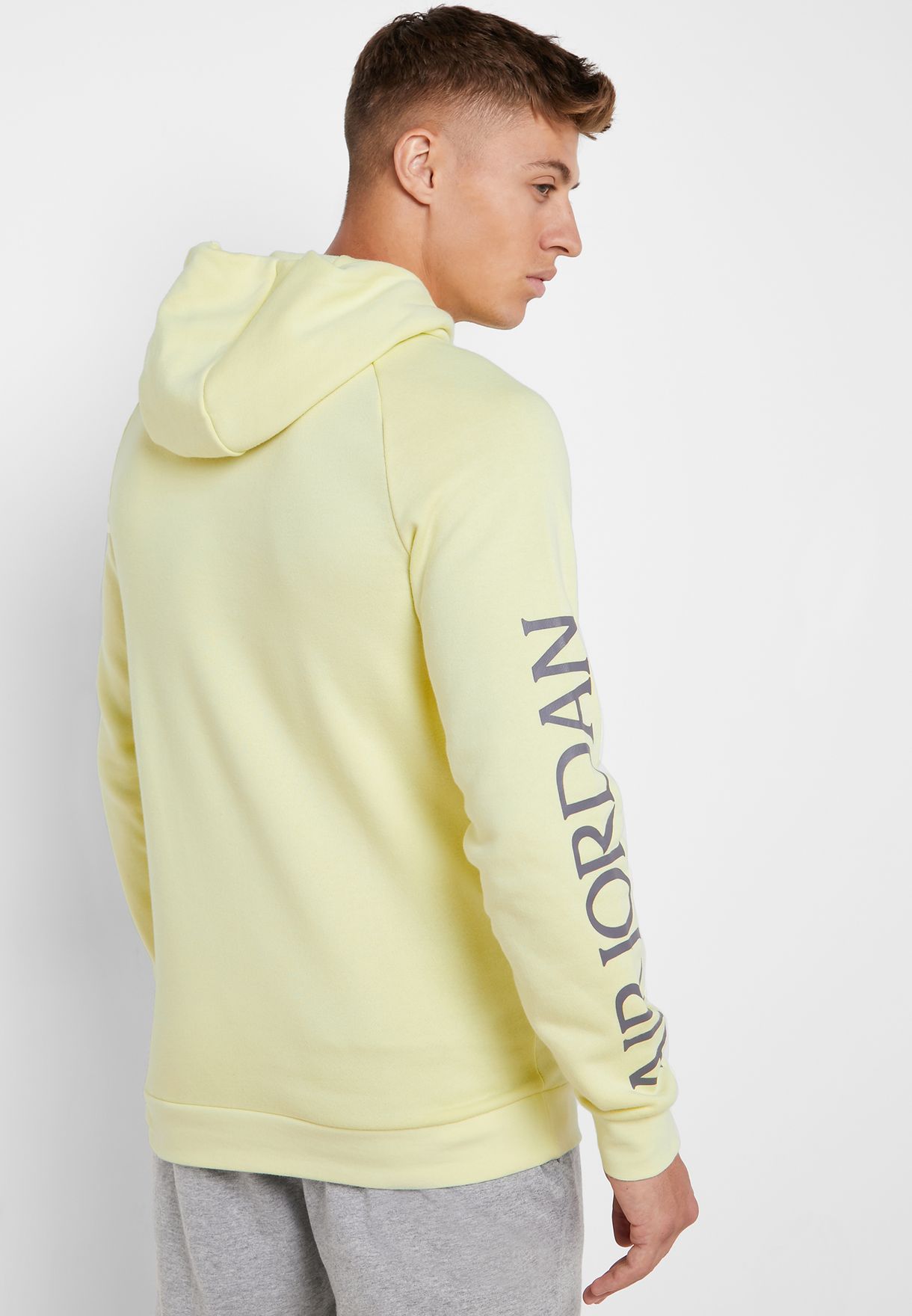 yellow jordan hoodie mens