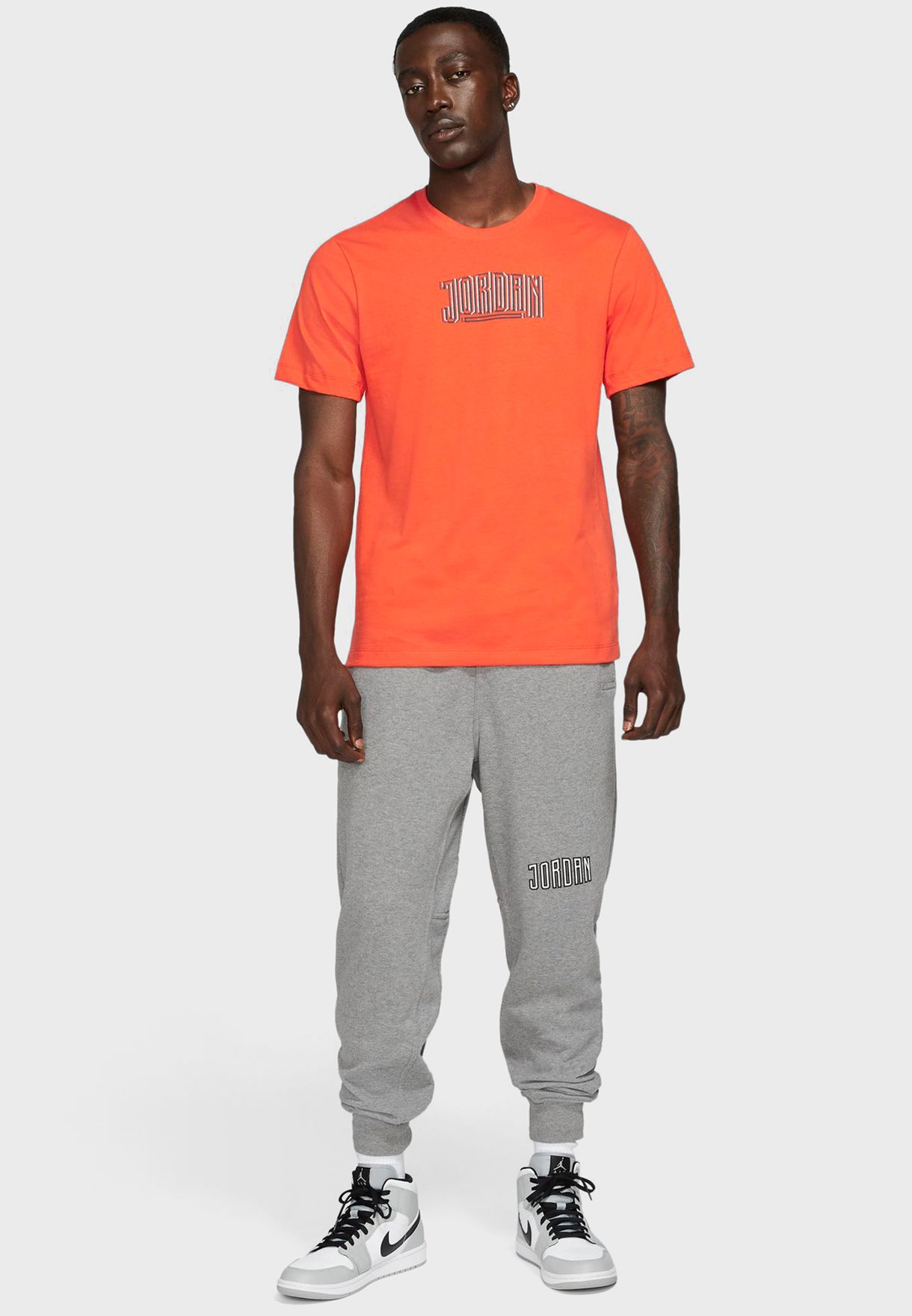 Buy Jordan orange Jordan Sports Dna T-Shirt for Kids in Riyadh, Jeddah