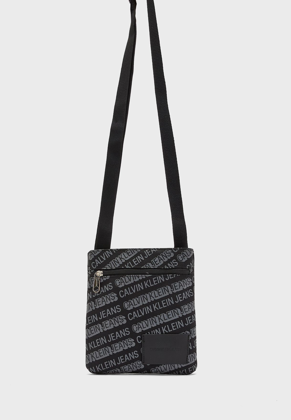 Buy Calvin Klein Jeans black Micro Flat Messenger Bag for Men in Riyadh,  Jeddah