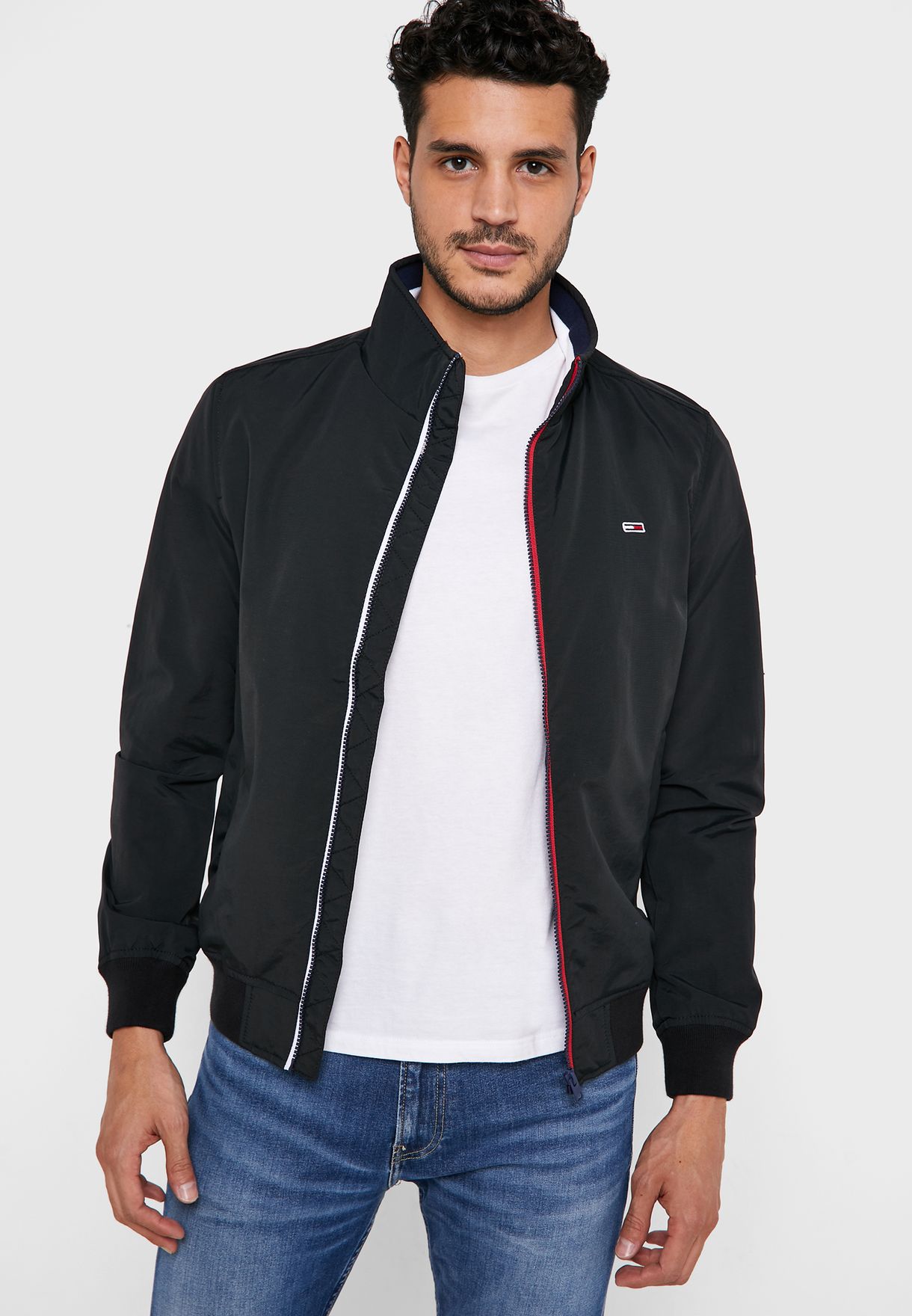 Buy Tommy Jeans black Essential Bomber 