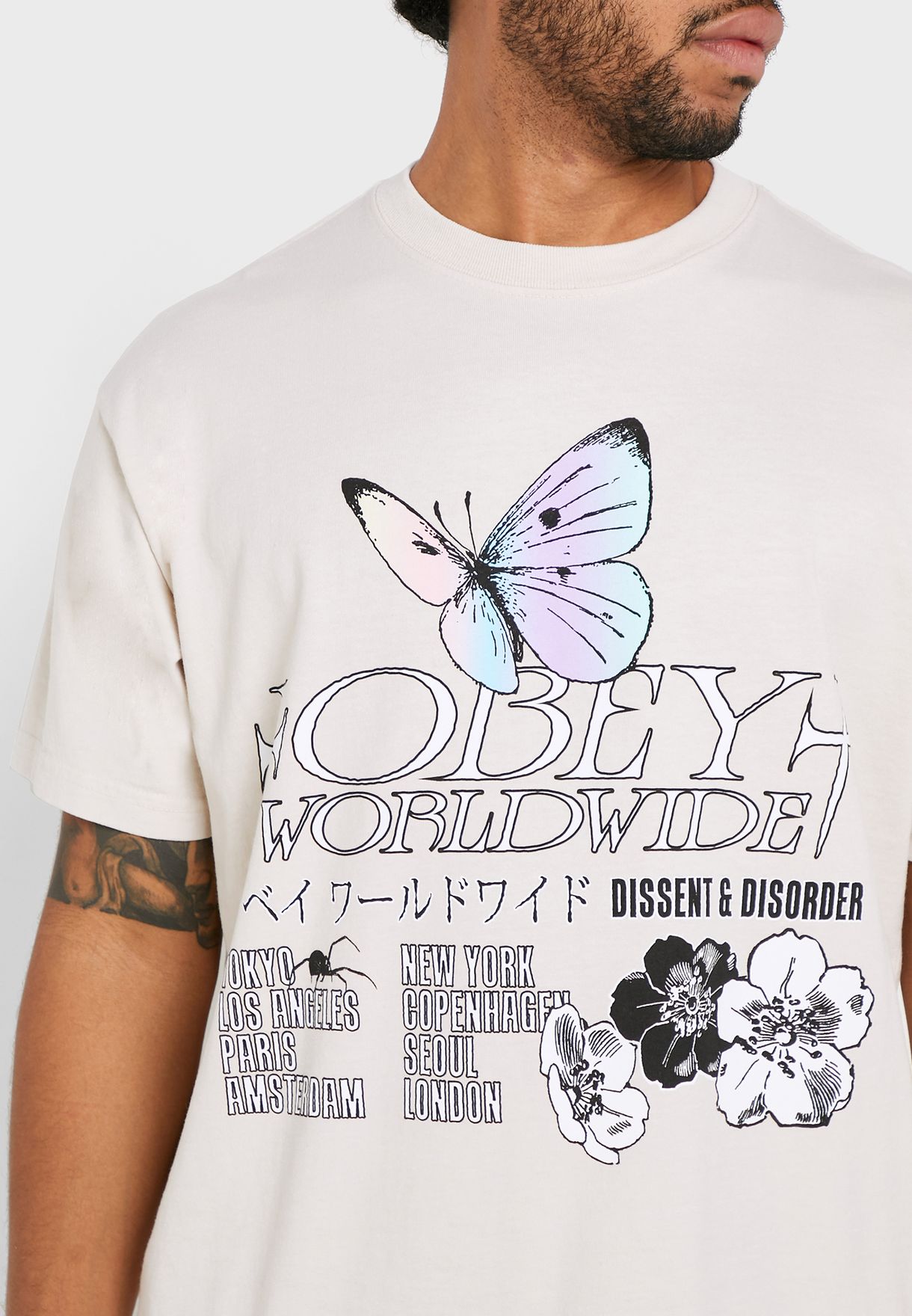 Obey Womens Kyoto Butterfly 