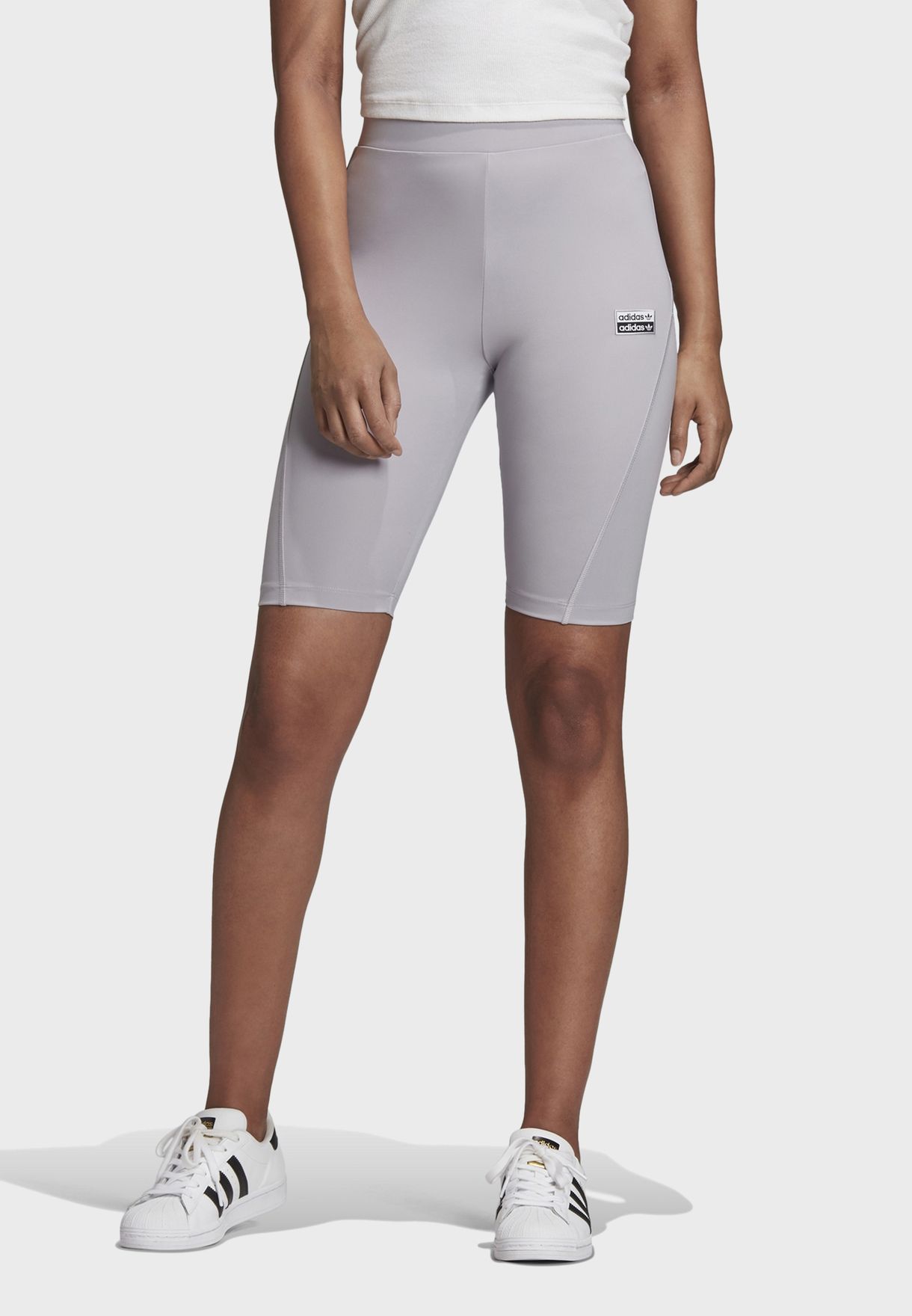 grey adidas cycling shorts