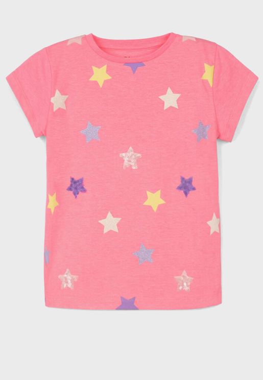 Kids Star Print T-Shirt