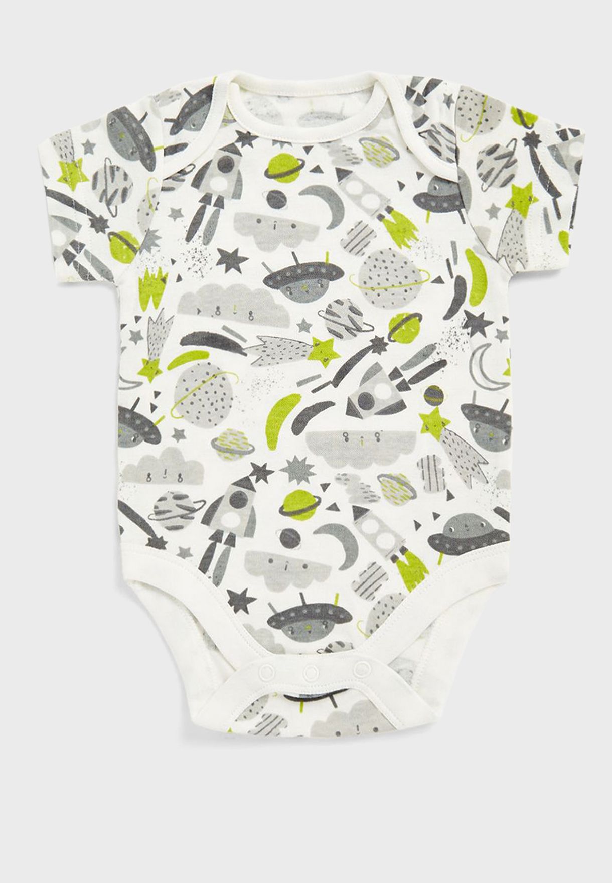 Kids 5 Pack Printed Bodysuits