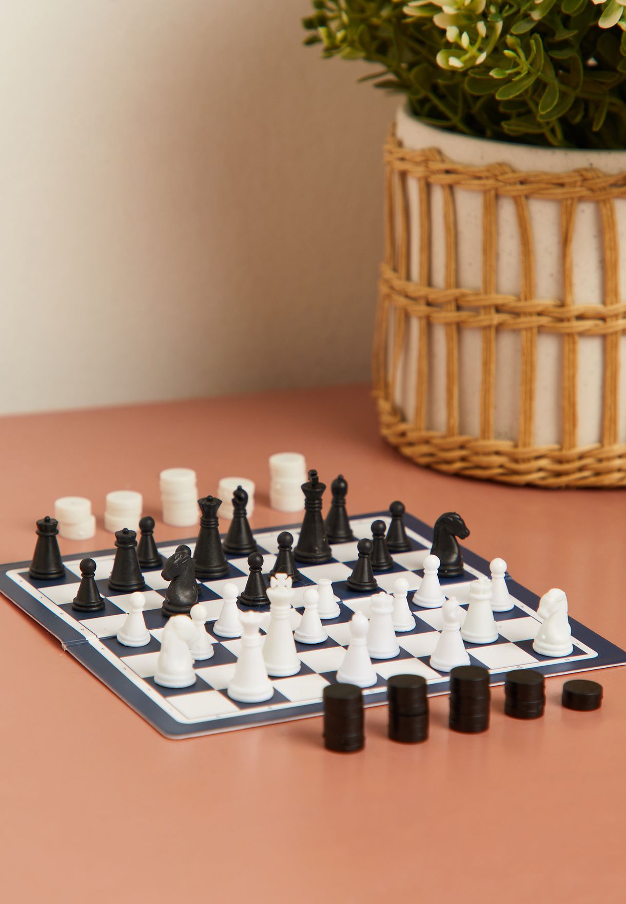 Travel Chess And Draughts Game