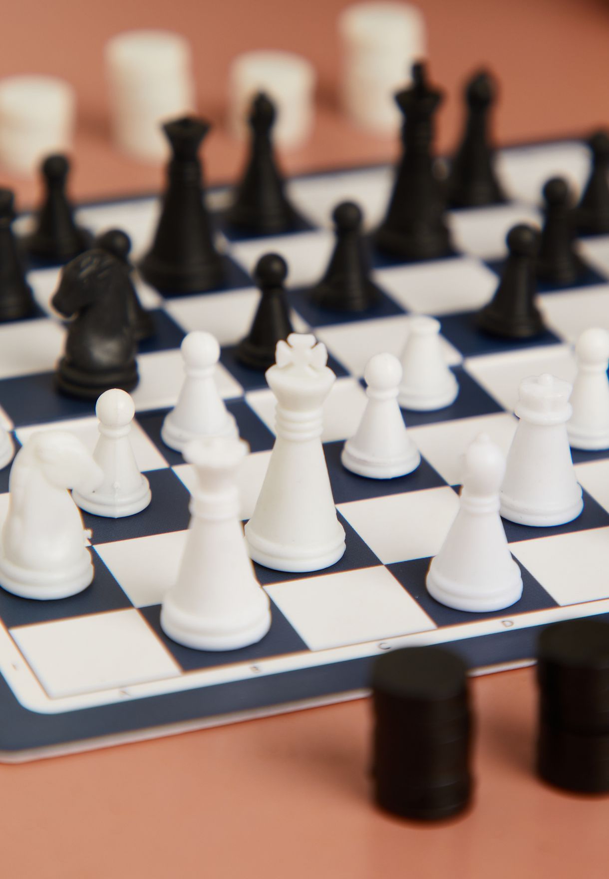 Travel Chess And Draughts Game