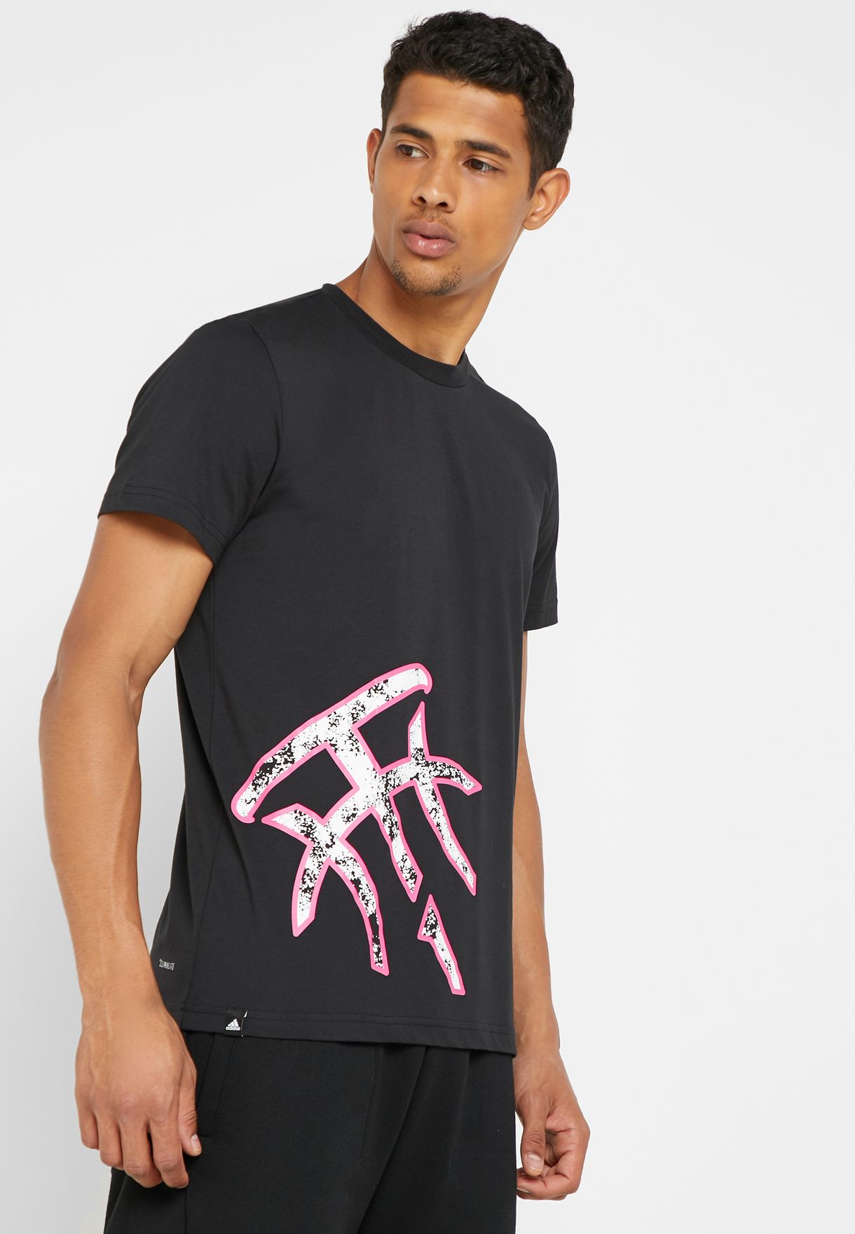 Buy adidas black T-Mac T-Shirt for Men 