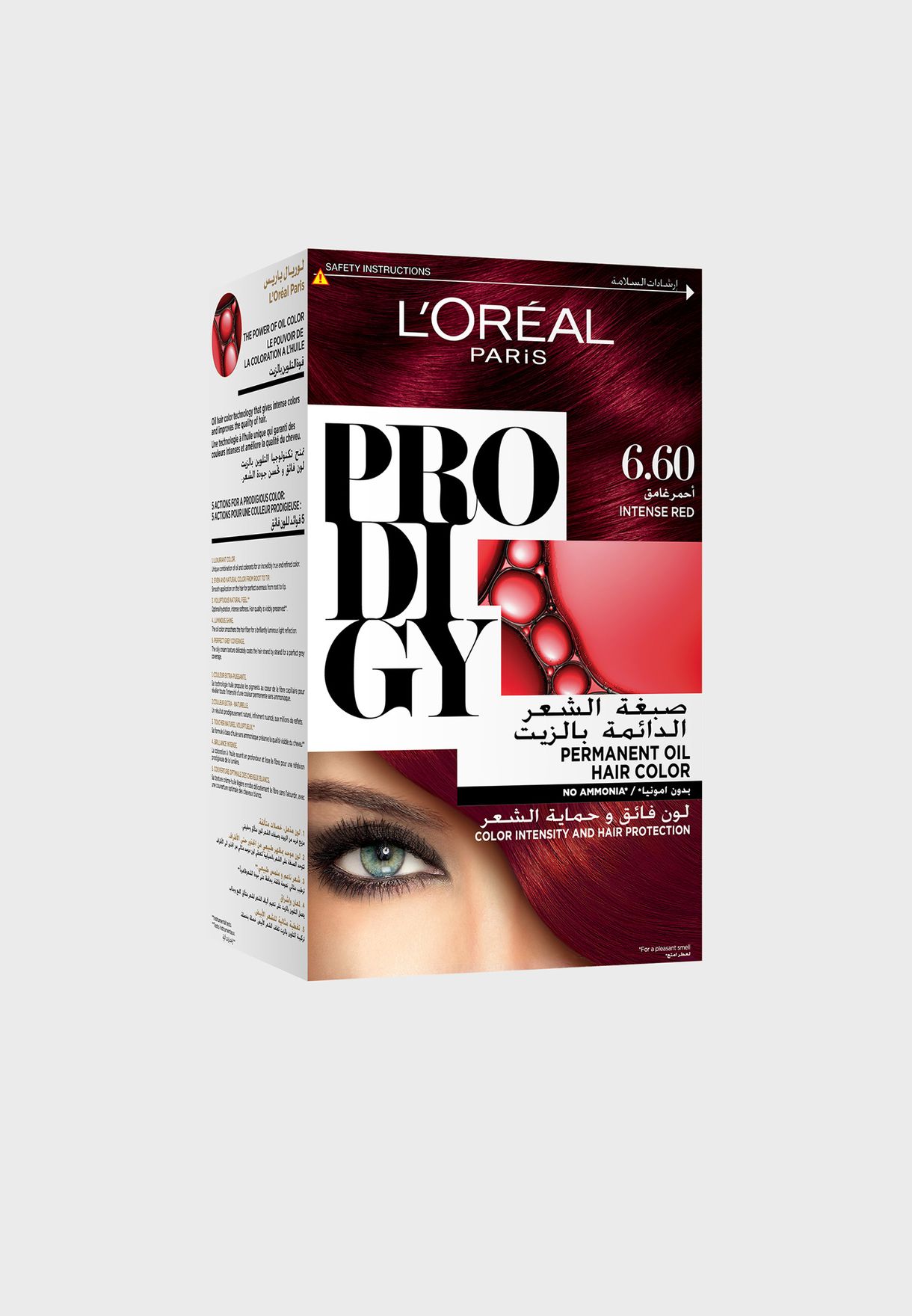 Buy L Oreal red Prodigy Permanent Hair Color 6.6 Ruby Red for Women in  Riyadh, Jeddah