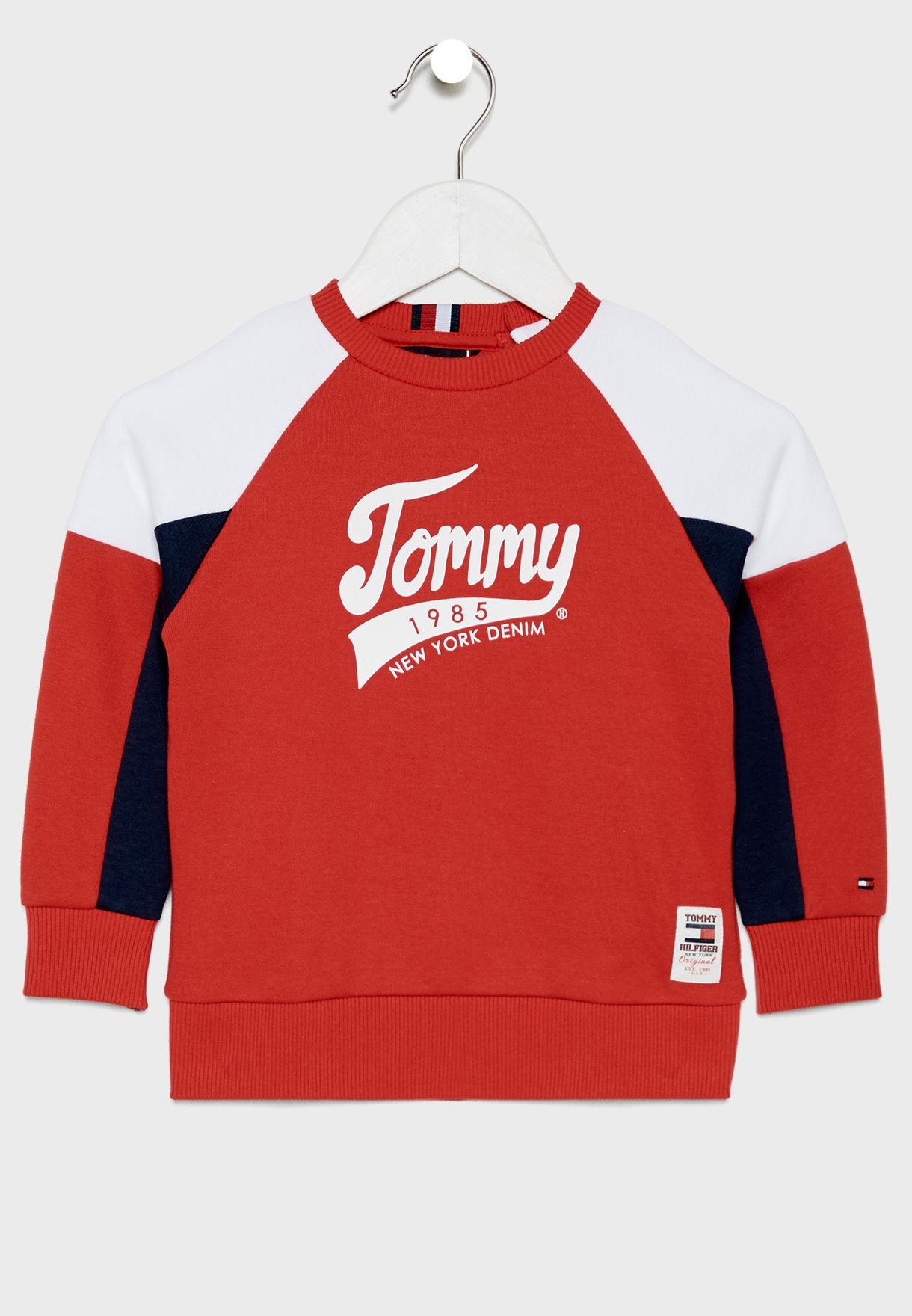 tommy hilfiger color block sweatshirt