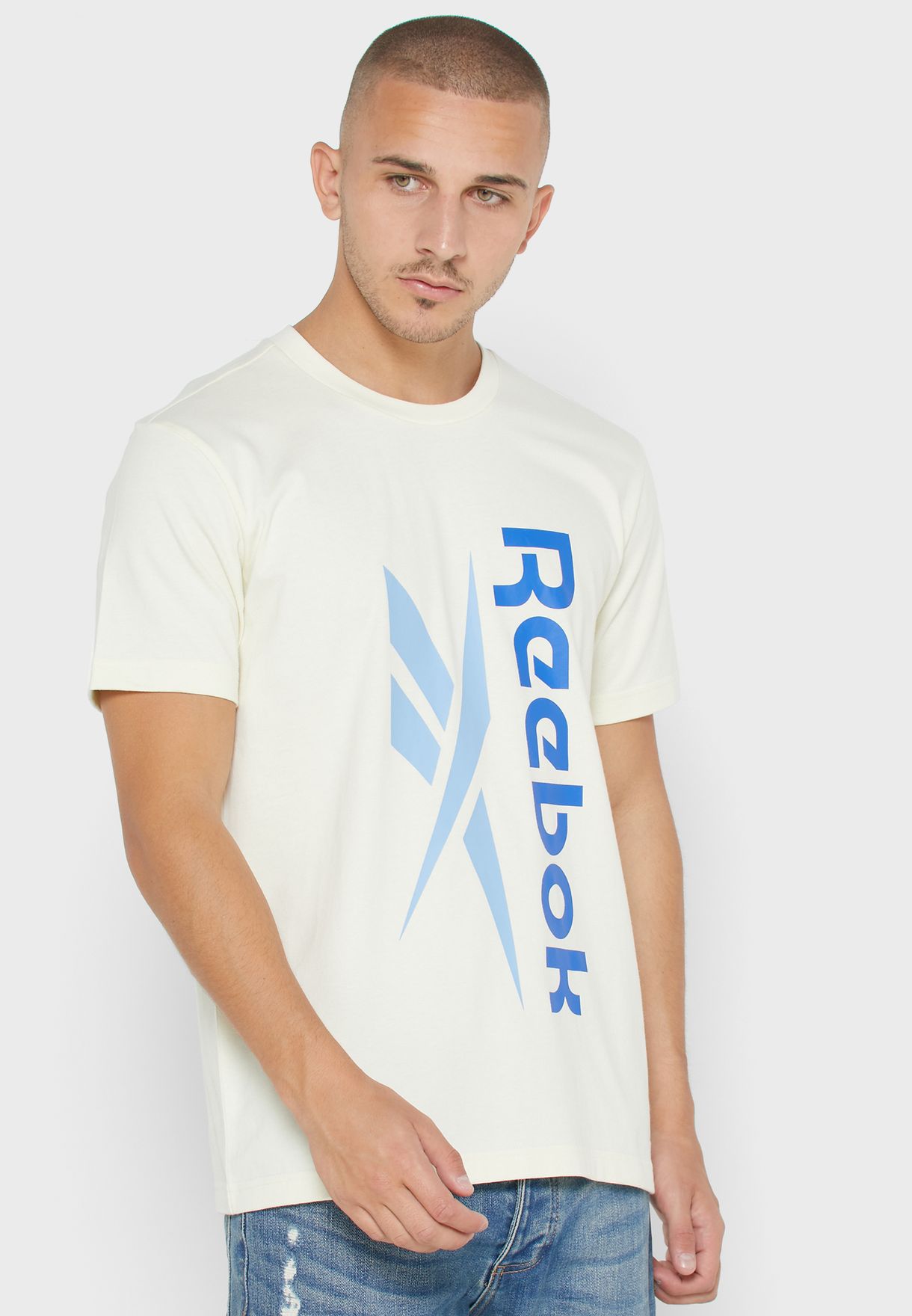 reebok classic logo t shirt