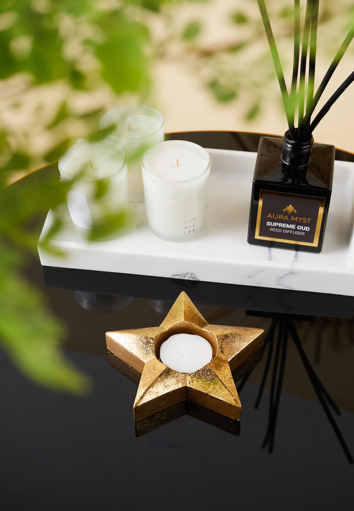 Star Shaped Candle Holder