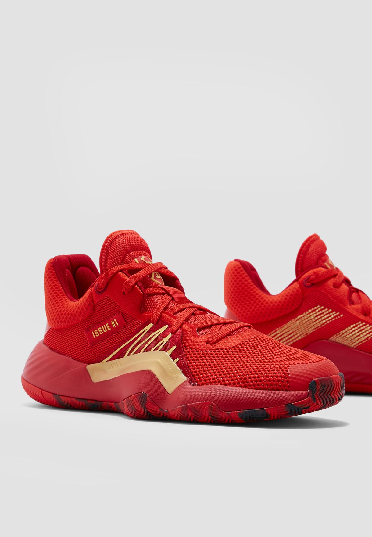 Buy adidas red D.O.N. Issue #1 for Men 