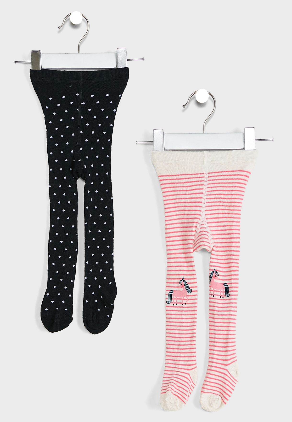 Kids 2 Pack Assorted Tights