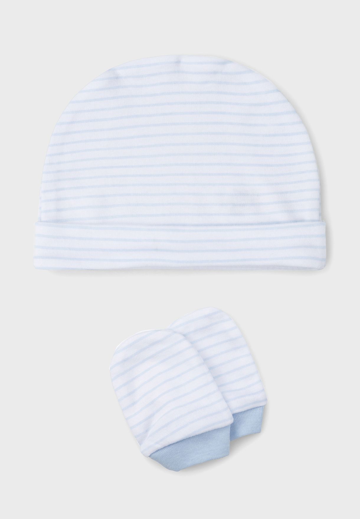 Infant Bunny Velour Sleepsuit + Hat And Bib Set