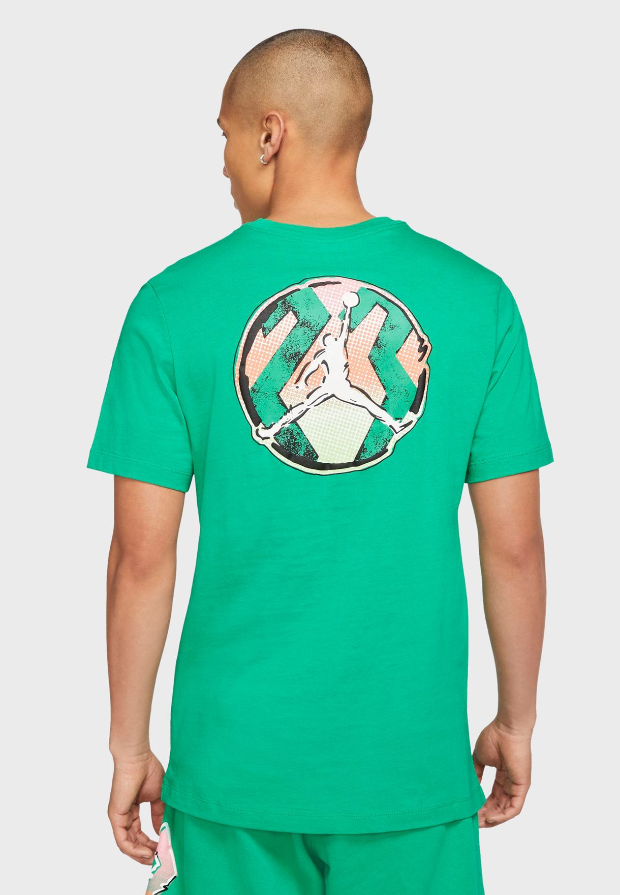 Buy Jordan green Jordan T-Shirt for Men in Manama, Riffa