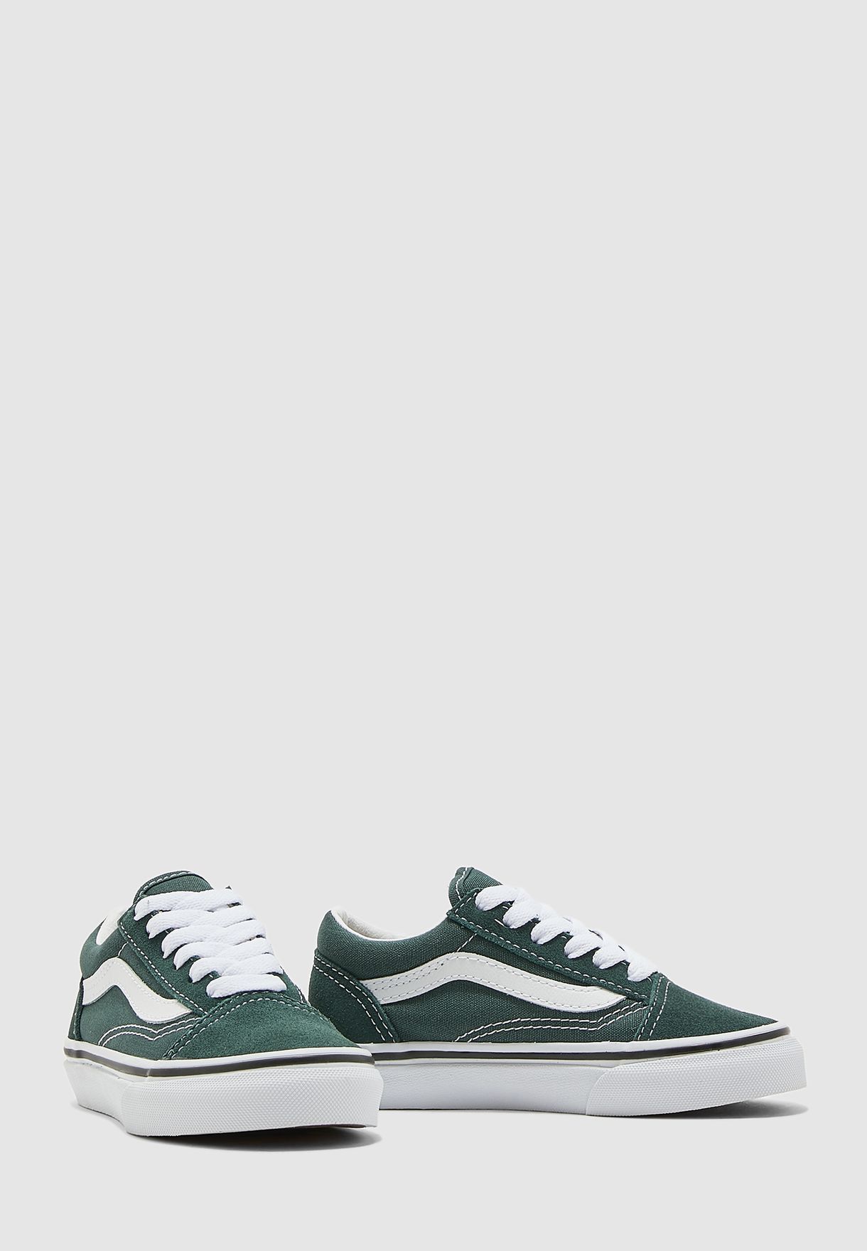 vans old skool kids Green