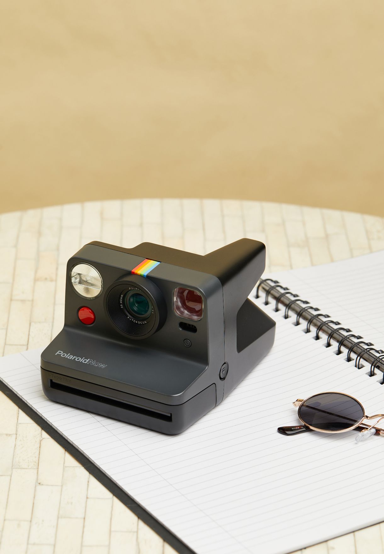 Buy Polaroid black Polaroid Now Black Instant Camera Golden Moments