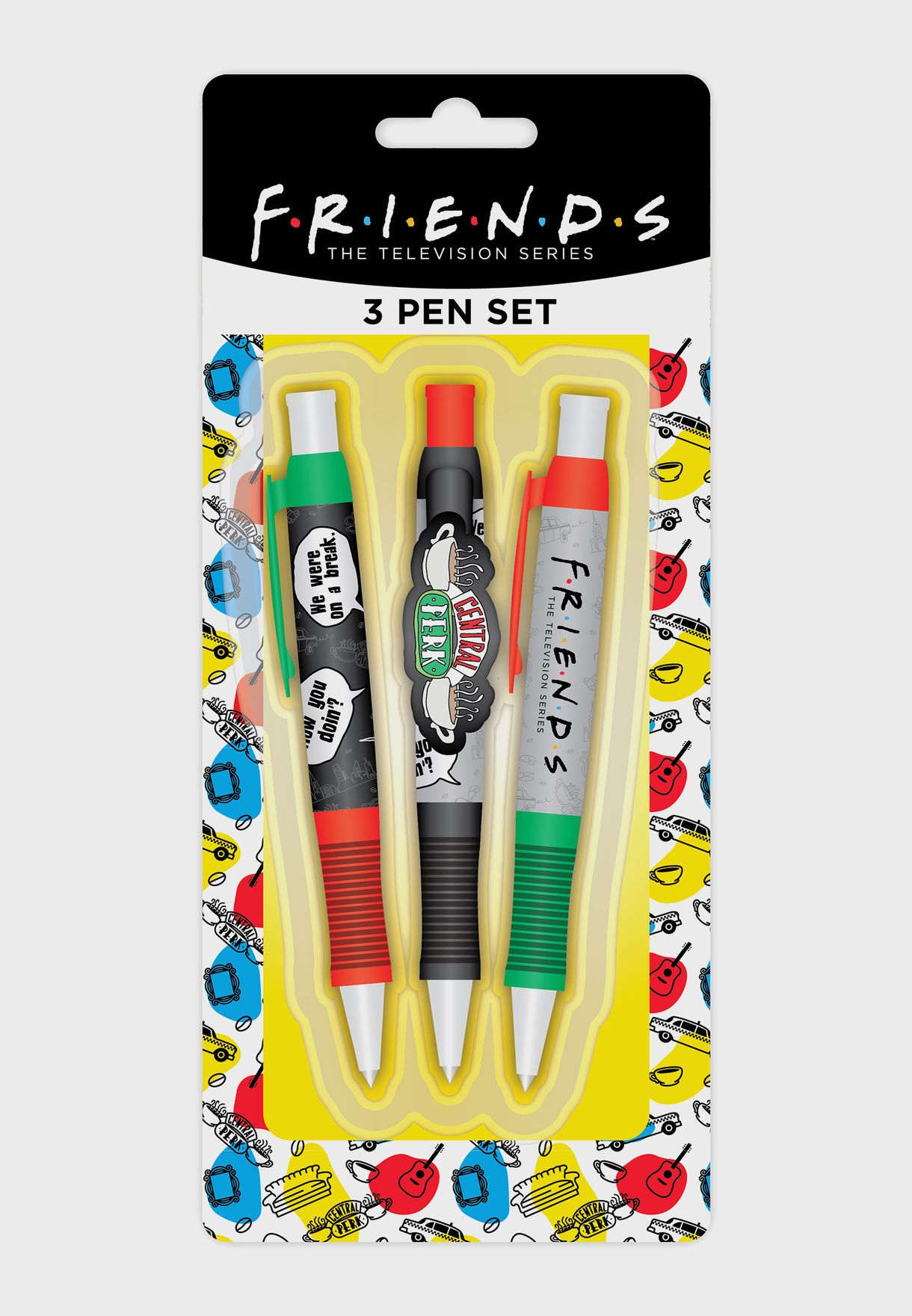 Friends Set Of 3 Pens