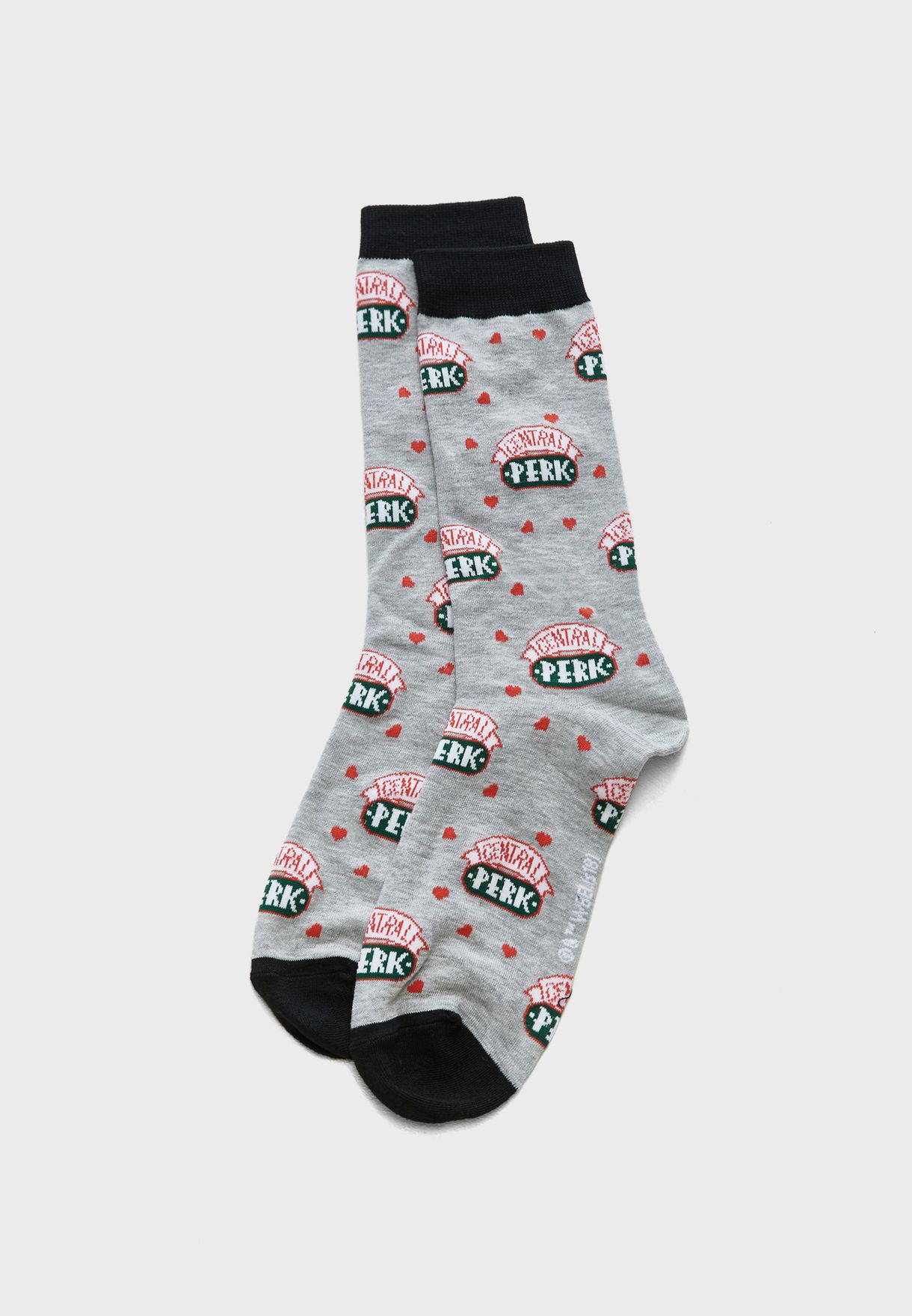 Buy Typo Grey Friends Central Perk Socks For Women In Mena Worldwide 137116 175