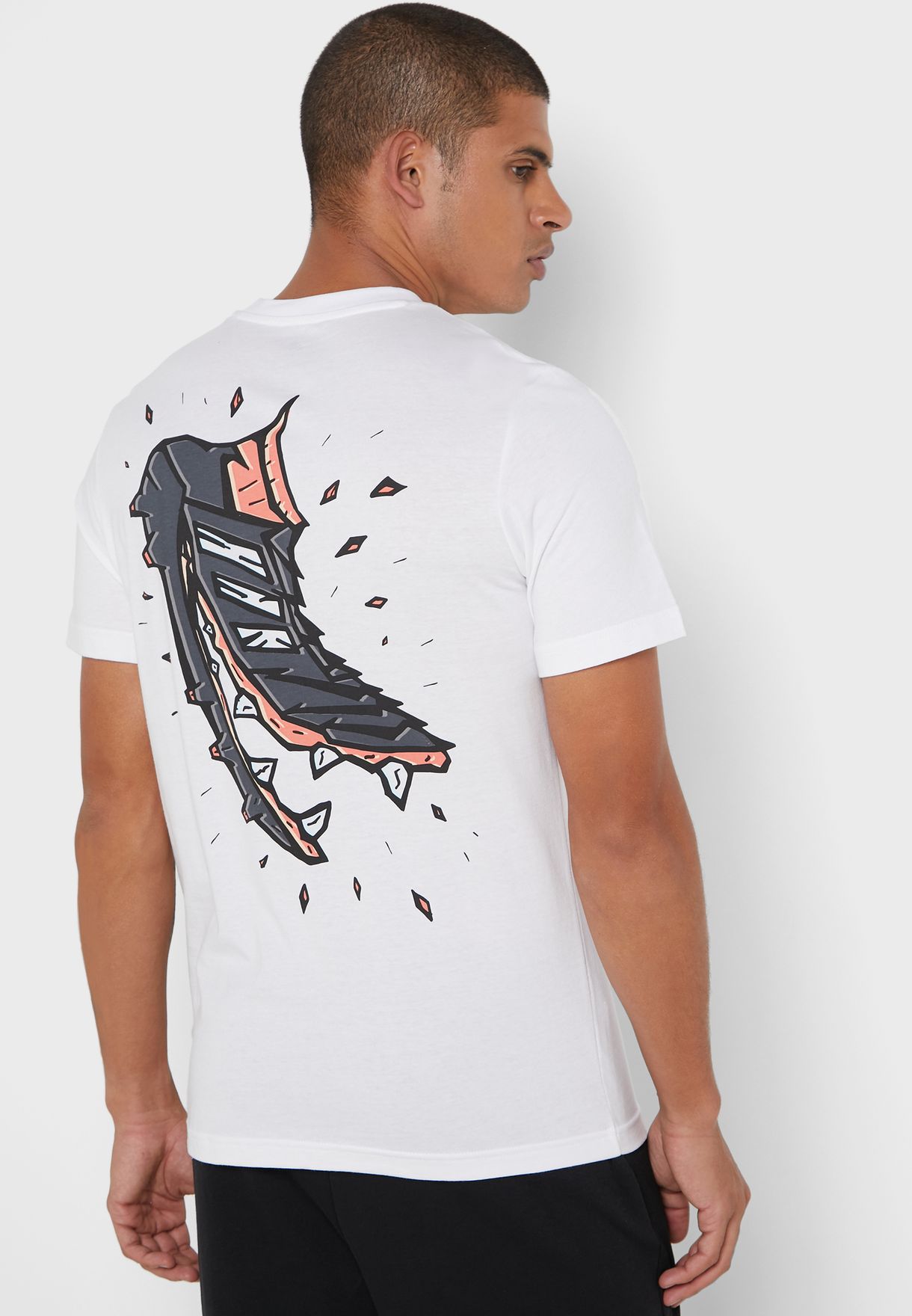 Buy adidas white Predator Logo T-Shirt 