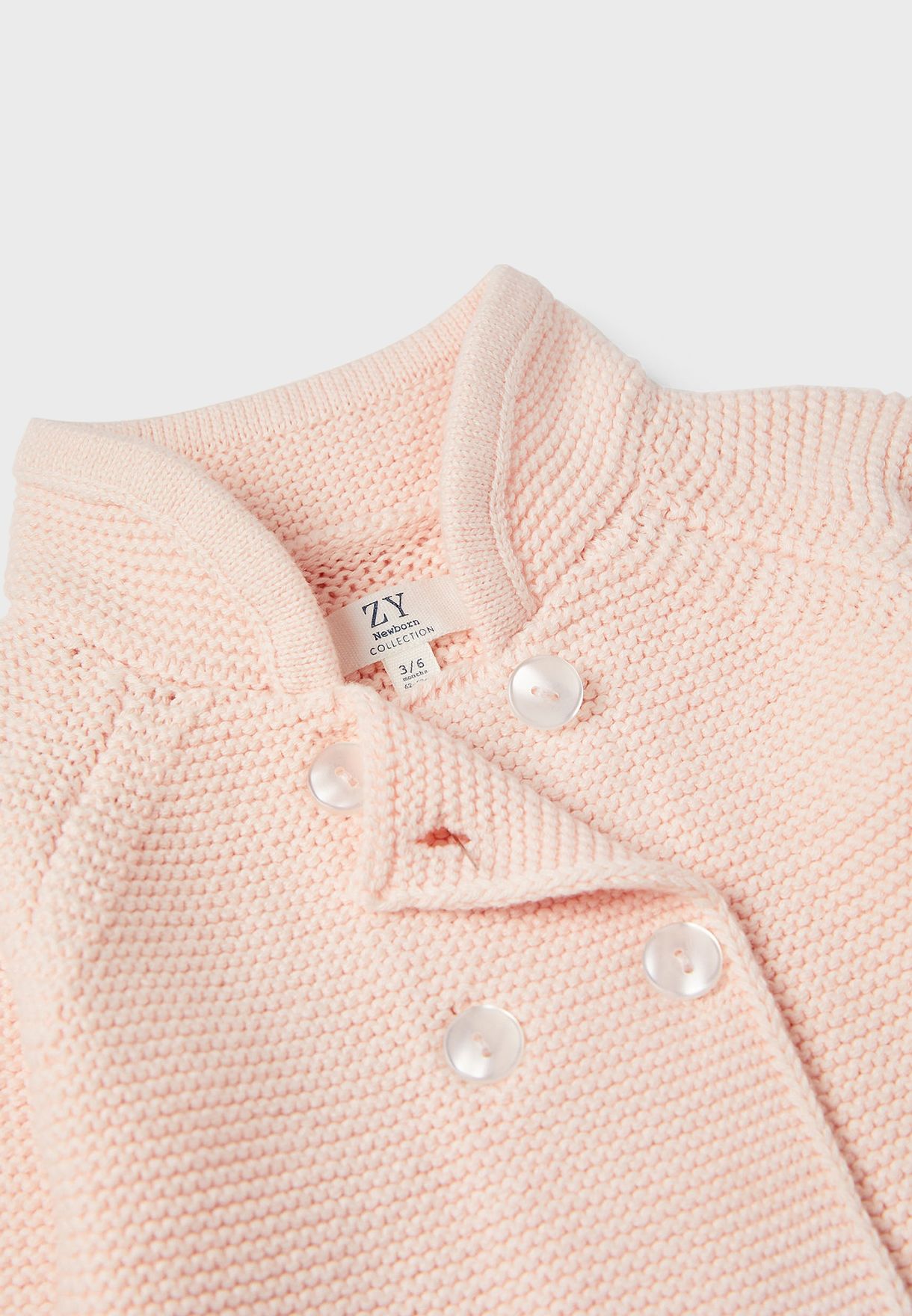 Infant Knitted Button Cardigan