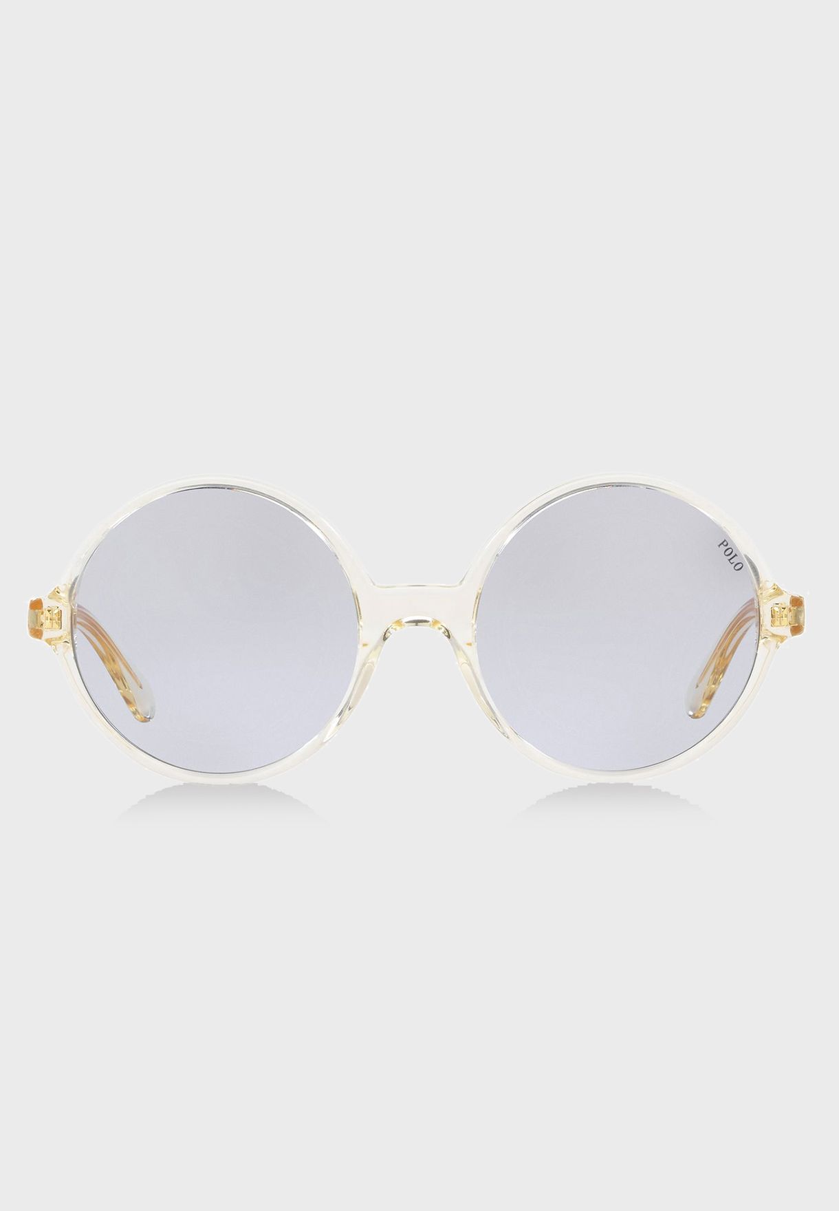 ralph lauren clear frame sunglasses