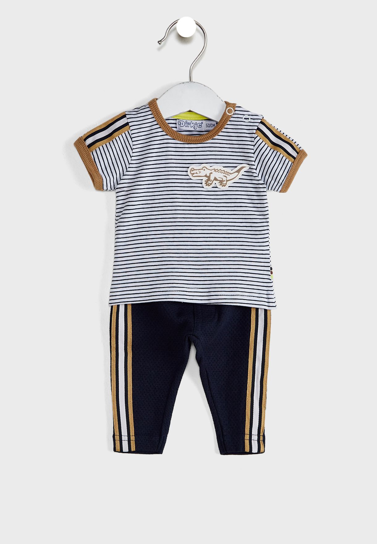 Infant Slogan T-Shirt + Sweatpants Set