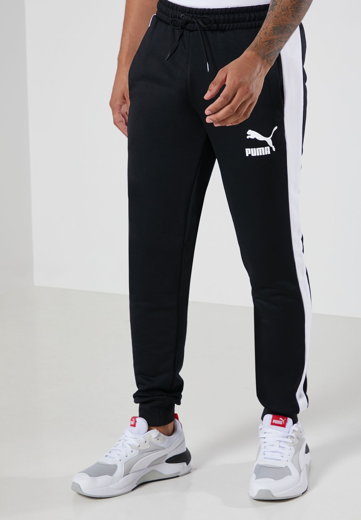 Buy PUMA black Iconic T7 Track Pants for Men in Manama, Riffa
