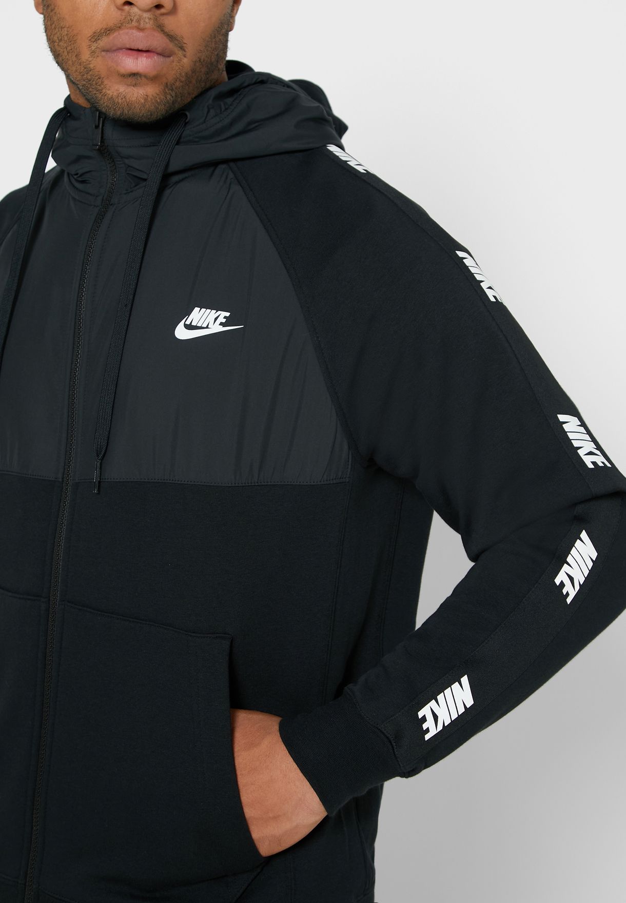 Buy Nike black NSW Hoodie for Men in 
