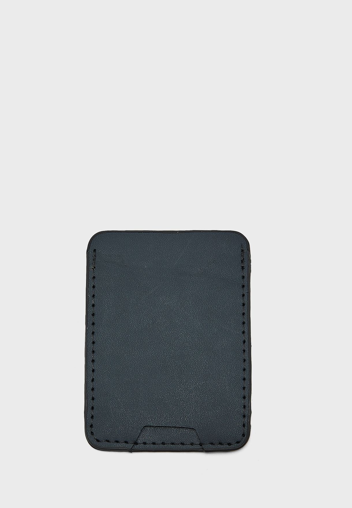 Genuine Leather Adhesive Phone Pocket For Credit Card & Metro Rail