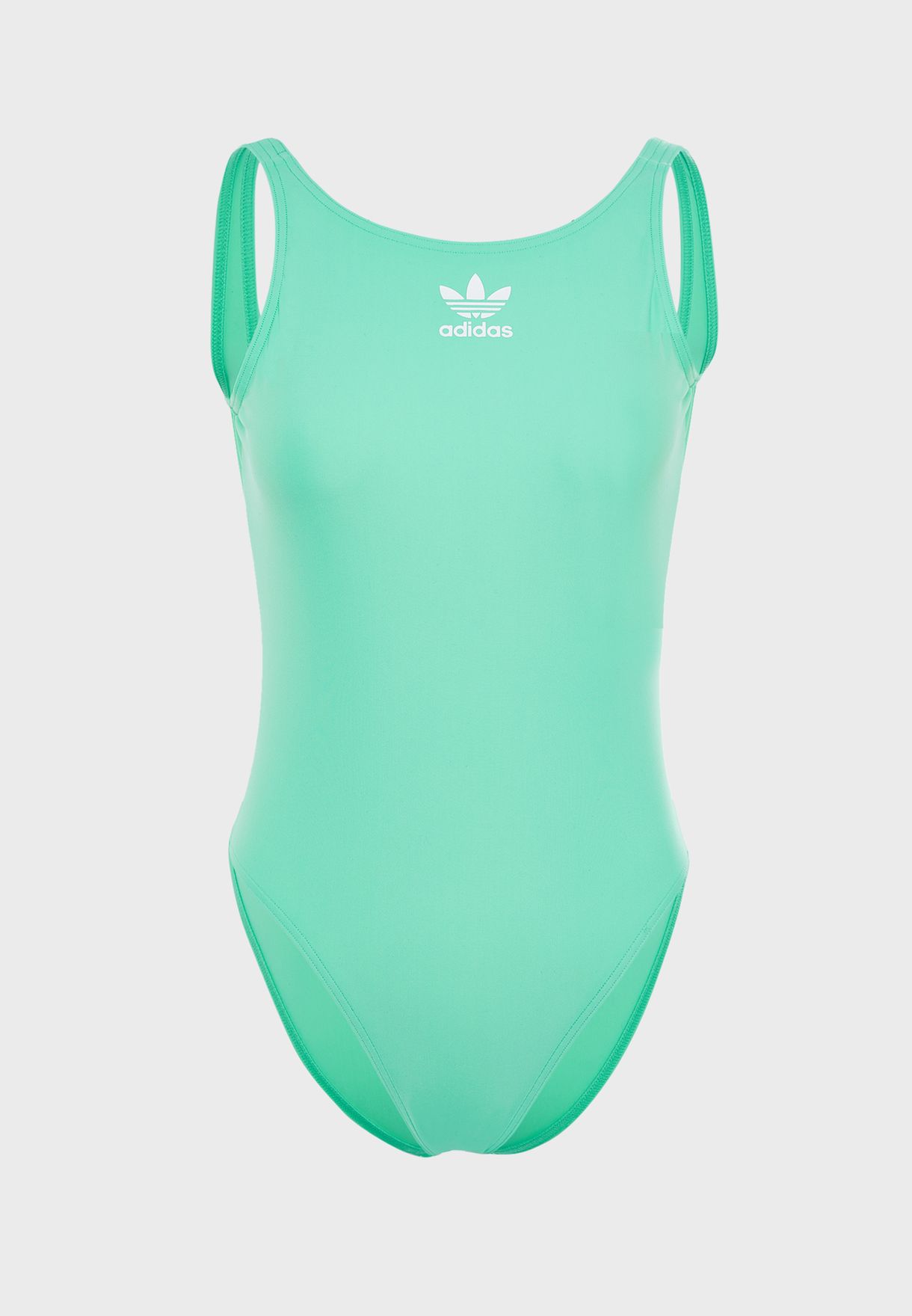 adidas green swimsuit
