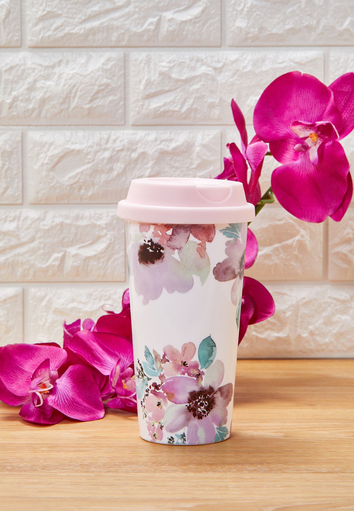Floral Prints Flask