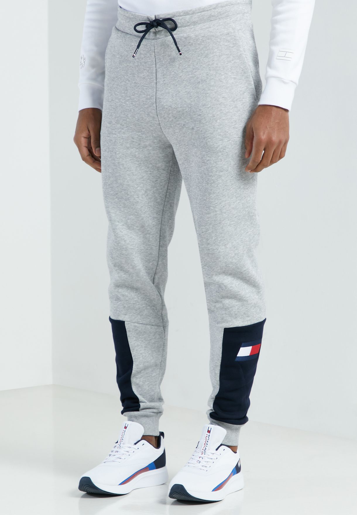 tommy hilfiger colour block track pants