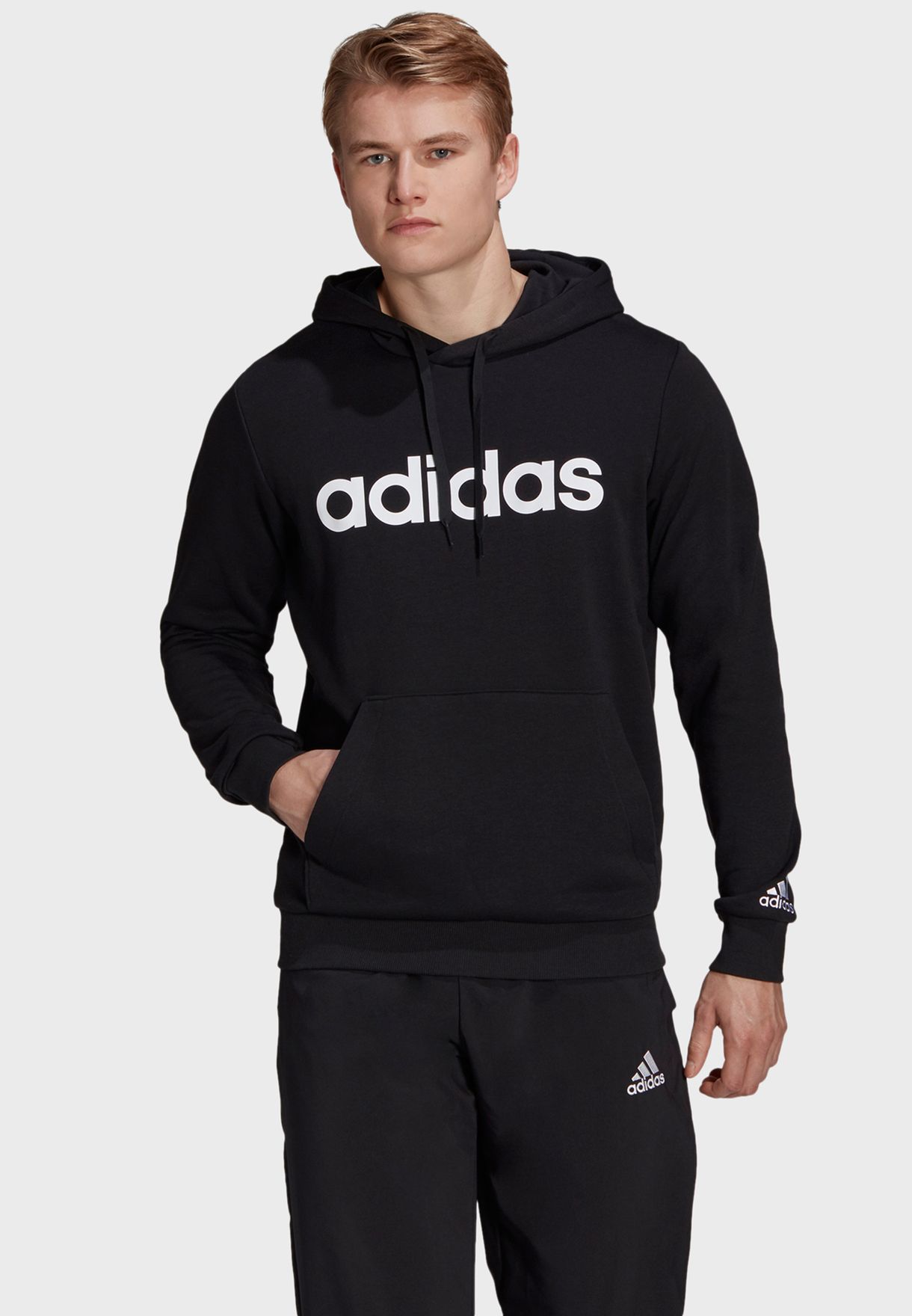 adidas linear hoodie