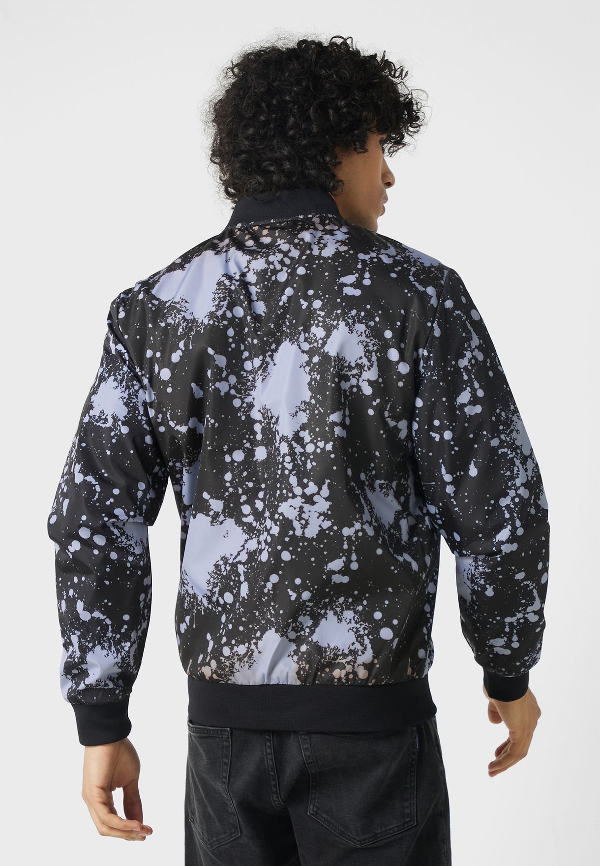 Printed Bomber Jacket