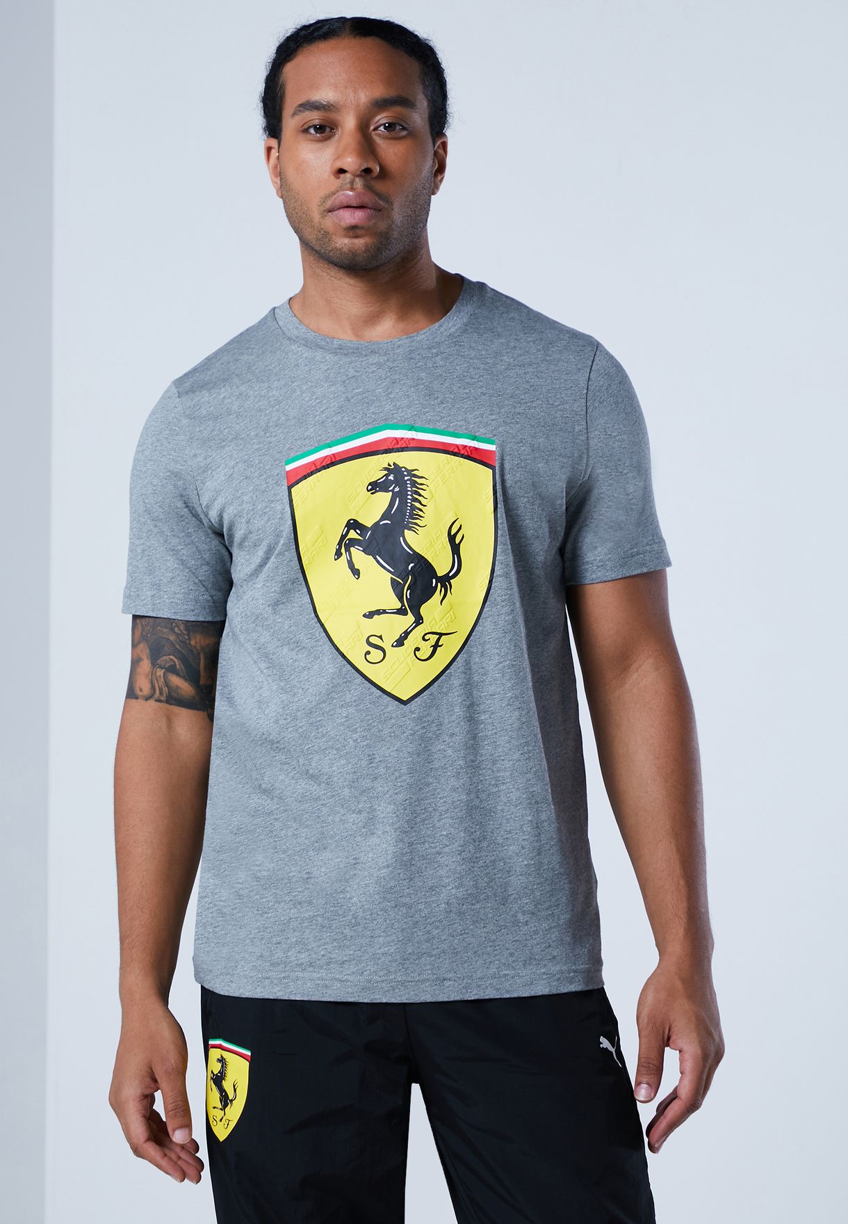 puma t shirt grey