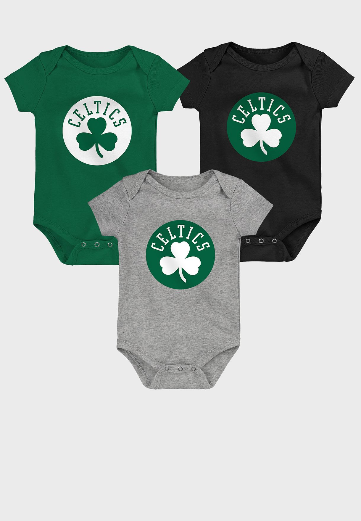 Infant 3 Pack Boston Celtics Born To Win Bodysuit