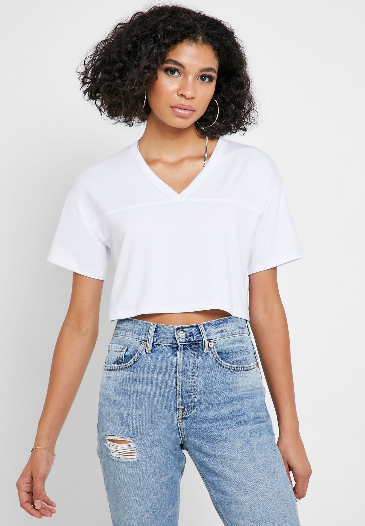 forever 21 v neck t shirt